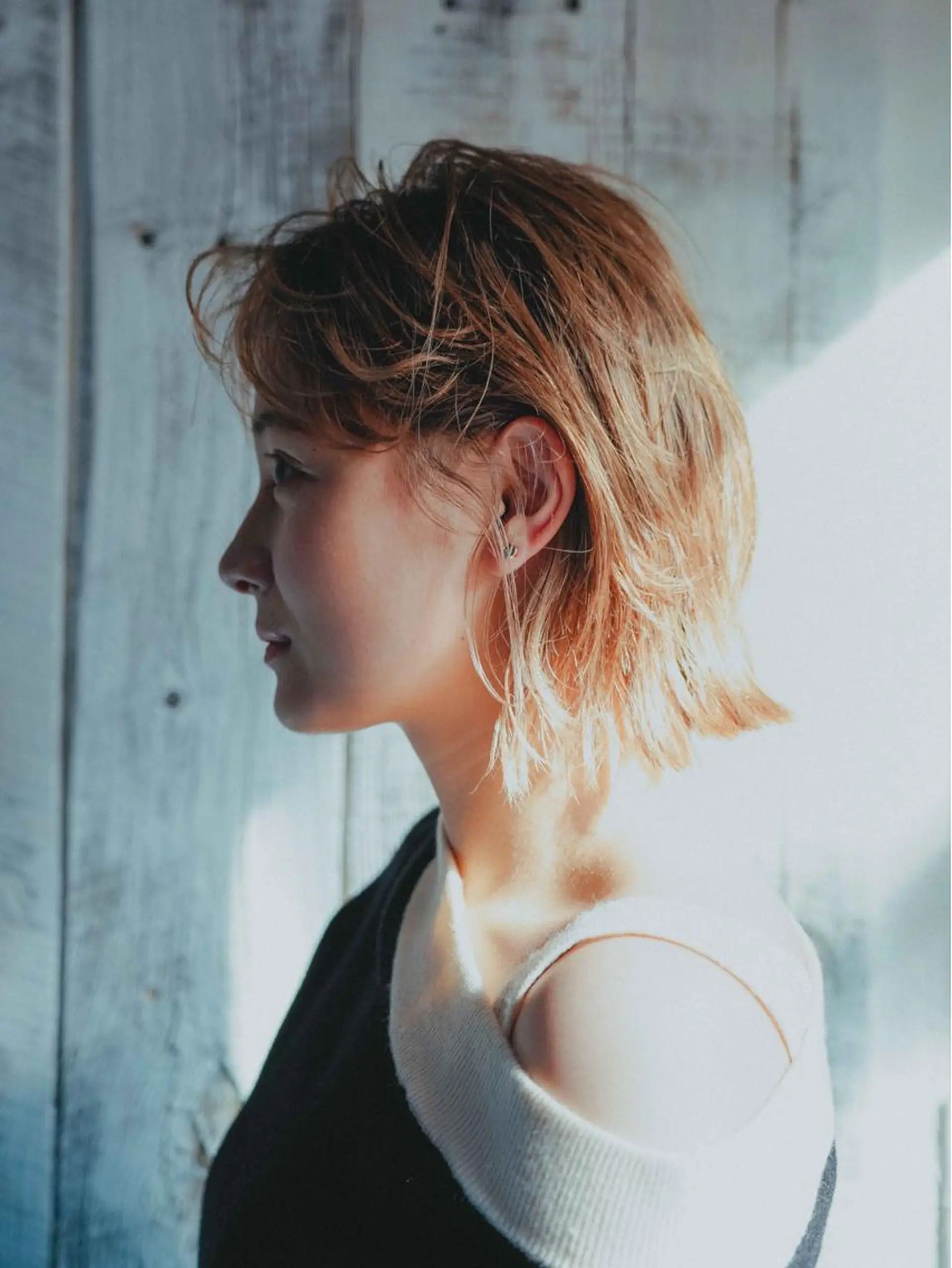 ショート カラー ヘアアレンジ ハイトーンカラー ボブ カット ヘアカラー トリートメント 北九州美容室 🕊️わかな✂︎のヘアスタイル