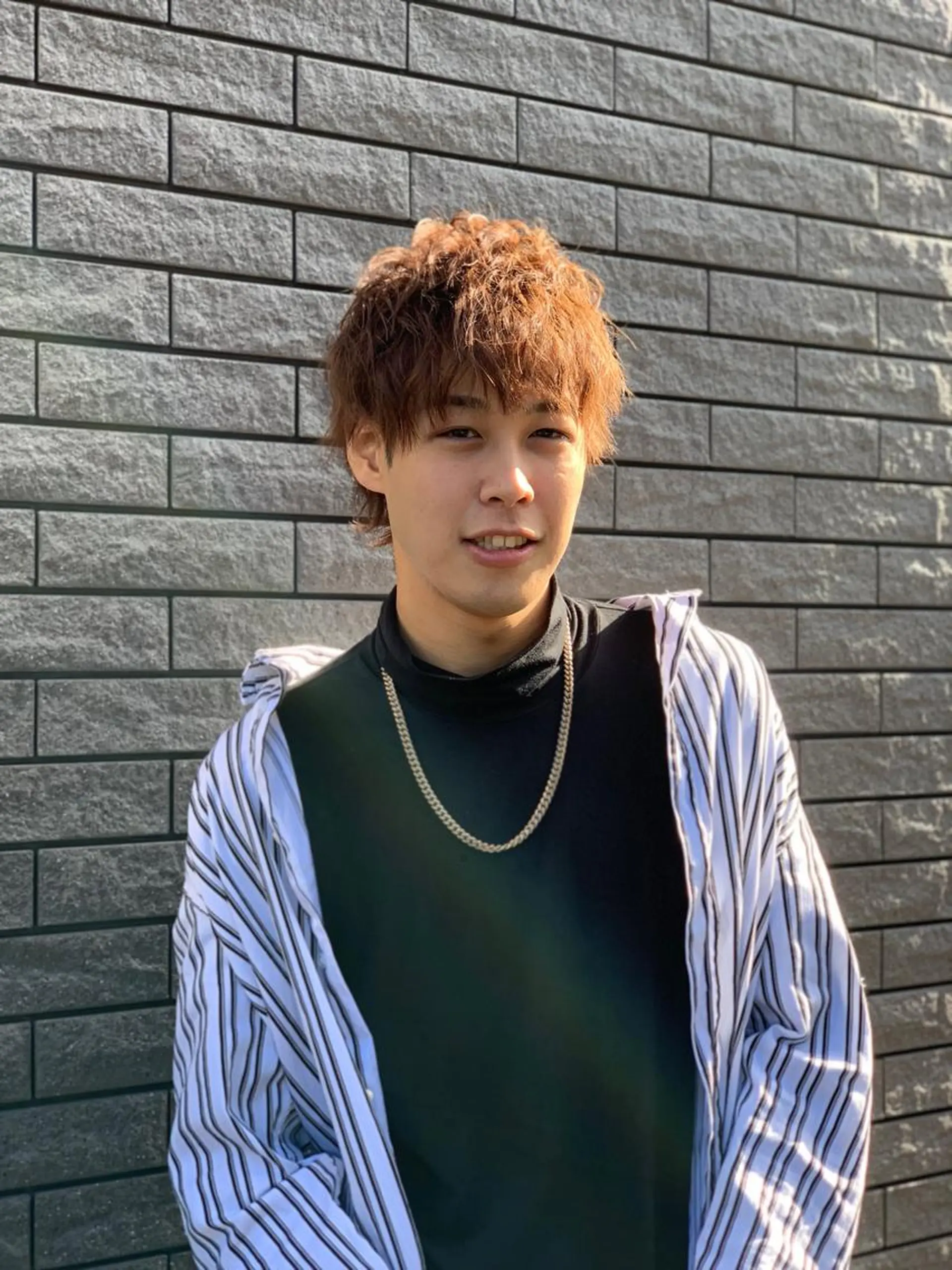 カラー メンズ 上石神井メンズパーマ 飯田徹のヘアスタイル