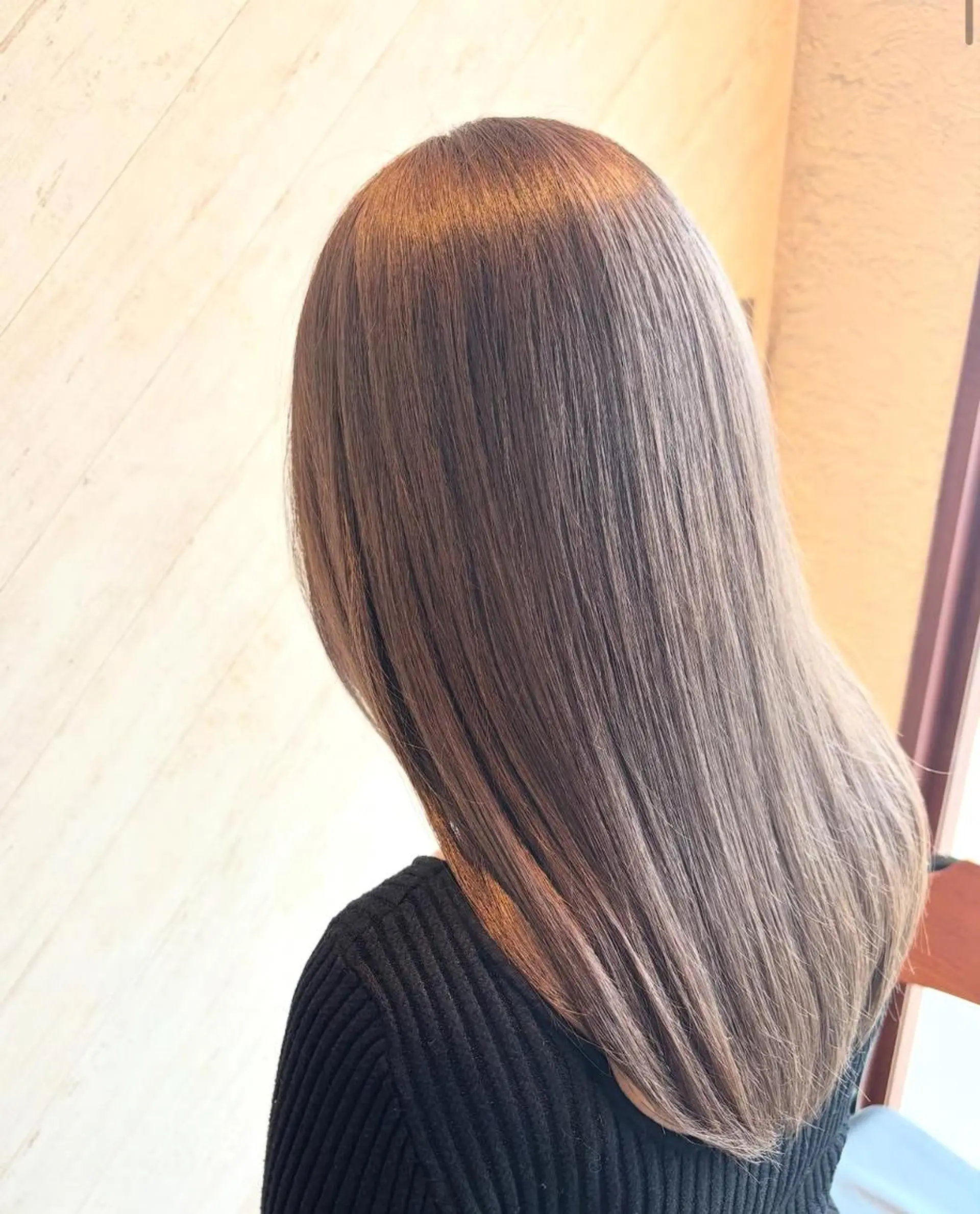 セミロング カラー トリートメント 昇　ひかる 髪質改善はお任せ◎のヘアスタイル