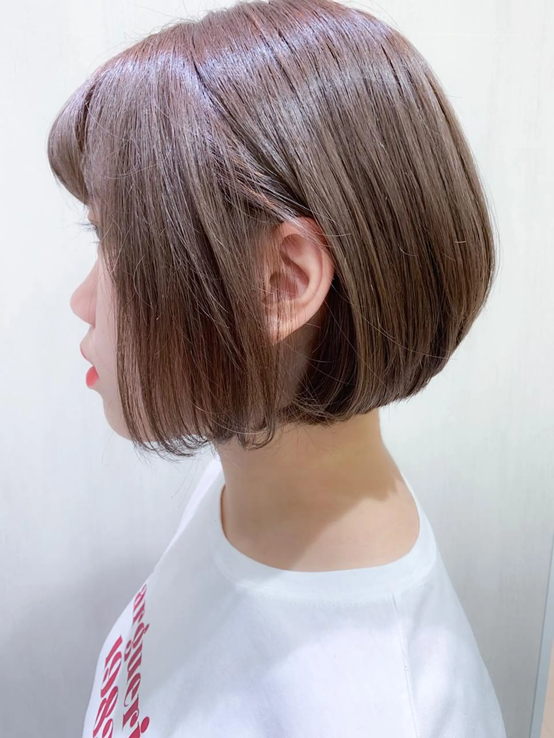 ショート ボブ ヘアカラー トリートメント 内藤　宏紀 tidasmileのヘアスタイル