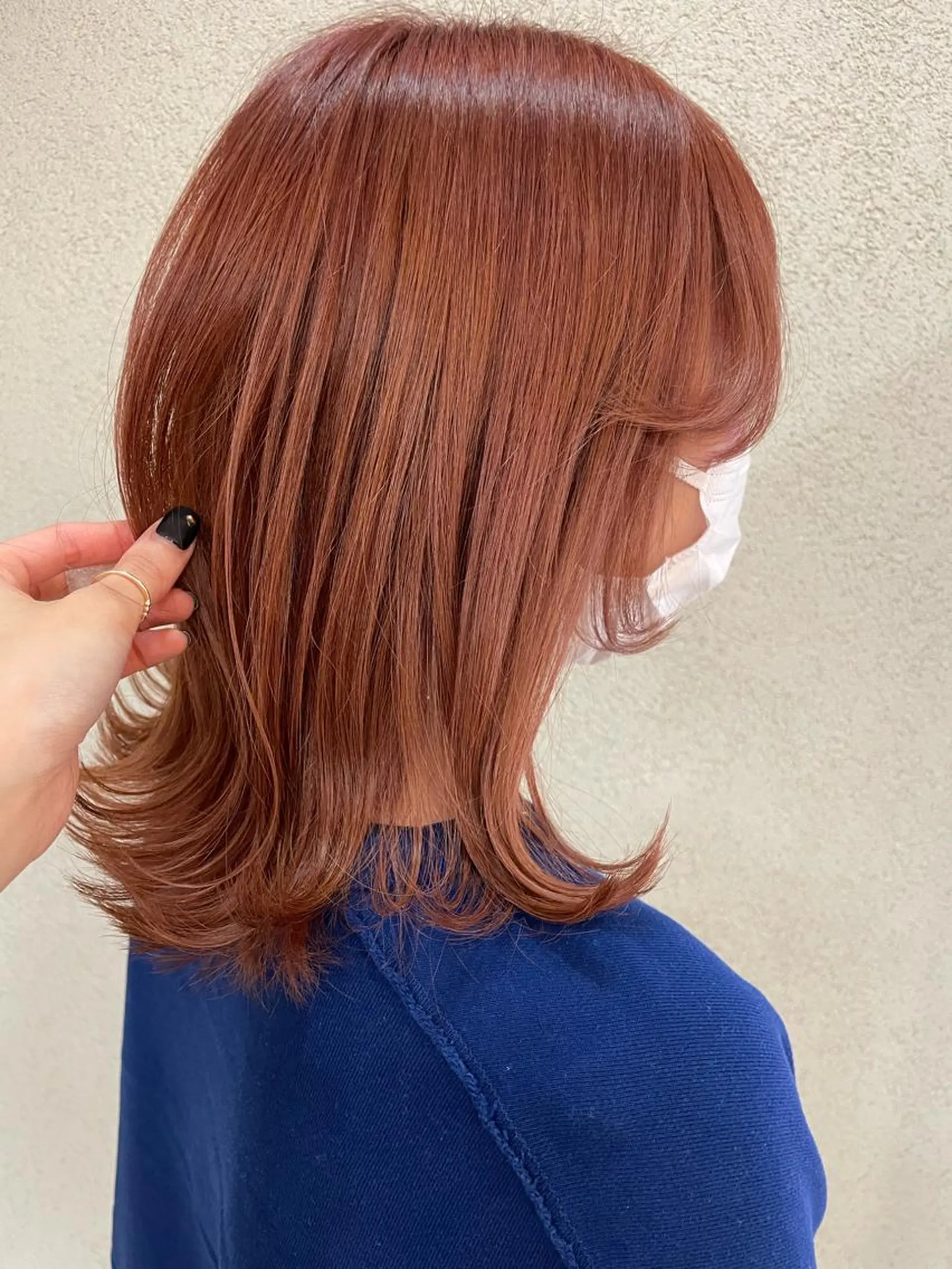 セミロング 松下 由恵のヘアスタイル