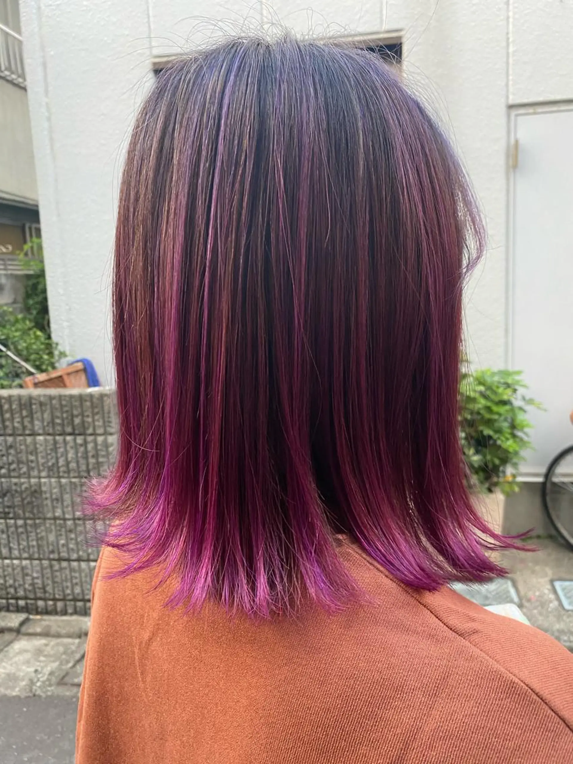 セミロング カラー pep natsumiのヘアスタイル