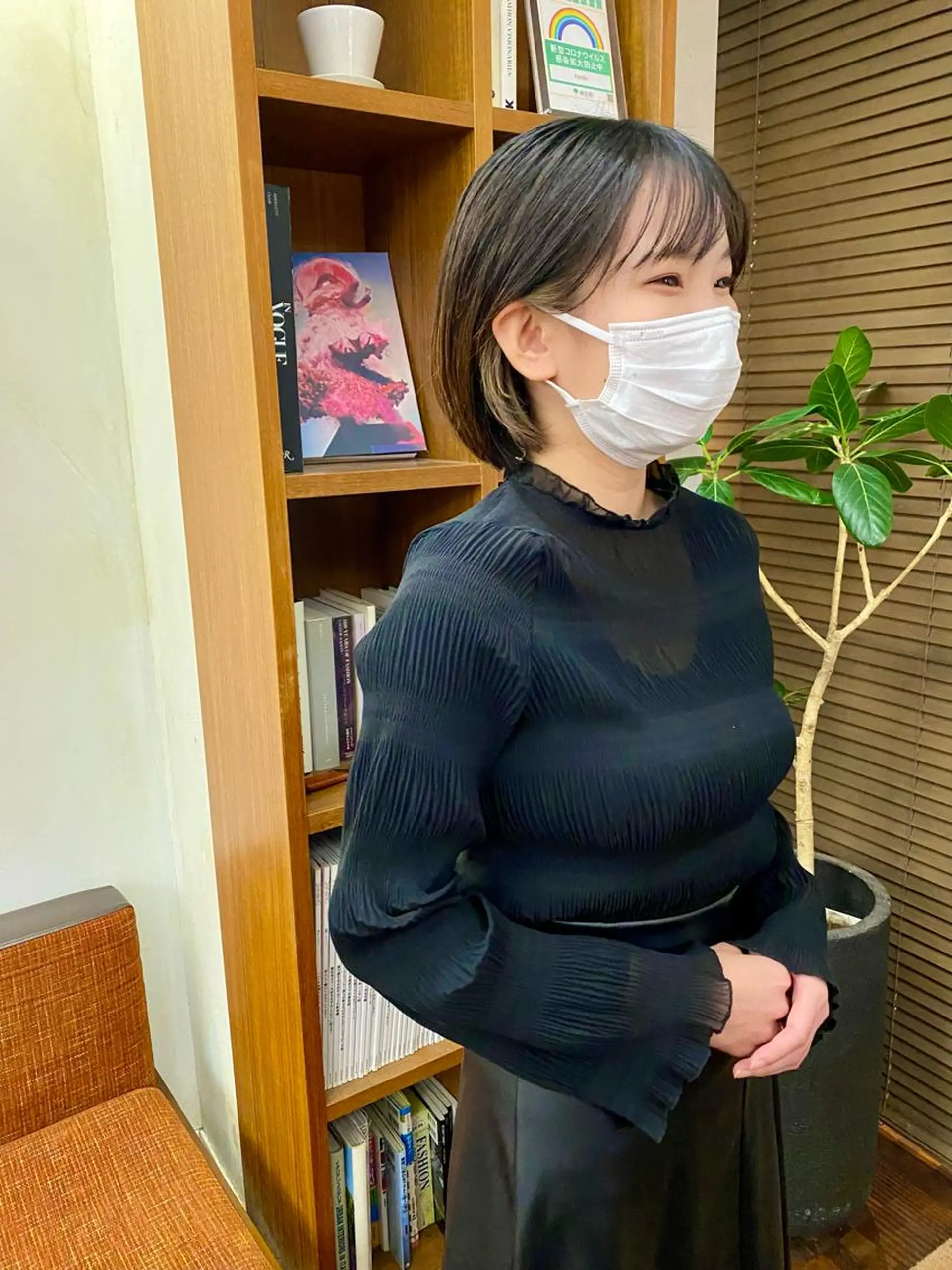 ショート カラー Paddle所属・似合わせレイヤー/ ニュアンスパーマ高倉のヘアスタイル