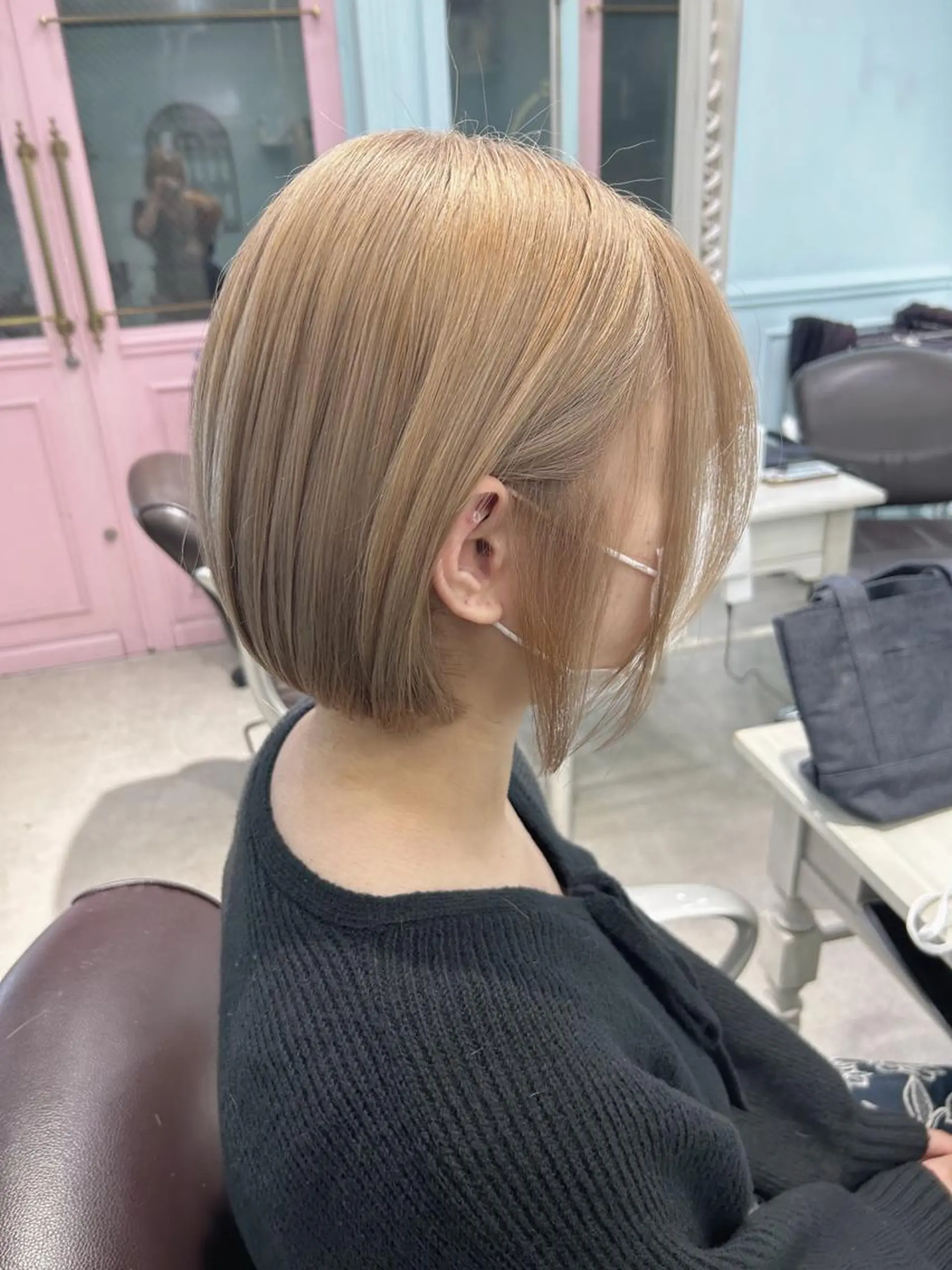 ミディアム カラー ヘアアレンジ カット ヘアカラー 💕ブリーチ/ヘアメ 🎀YUUKAのヘアスタイル