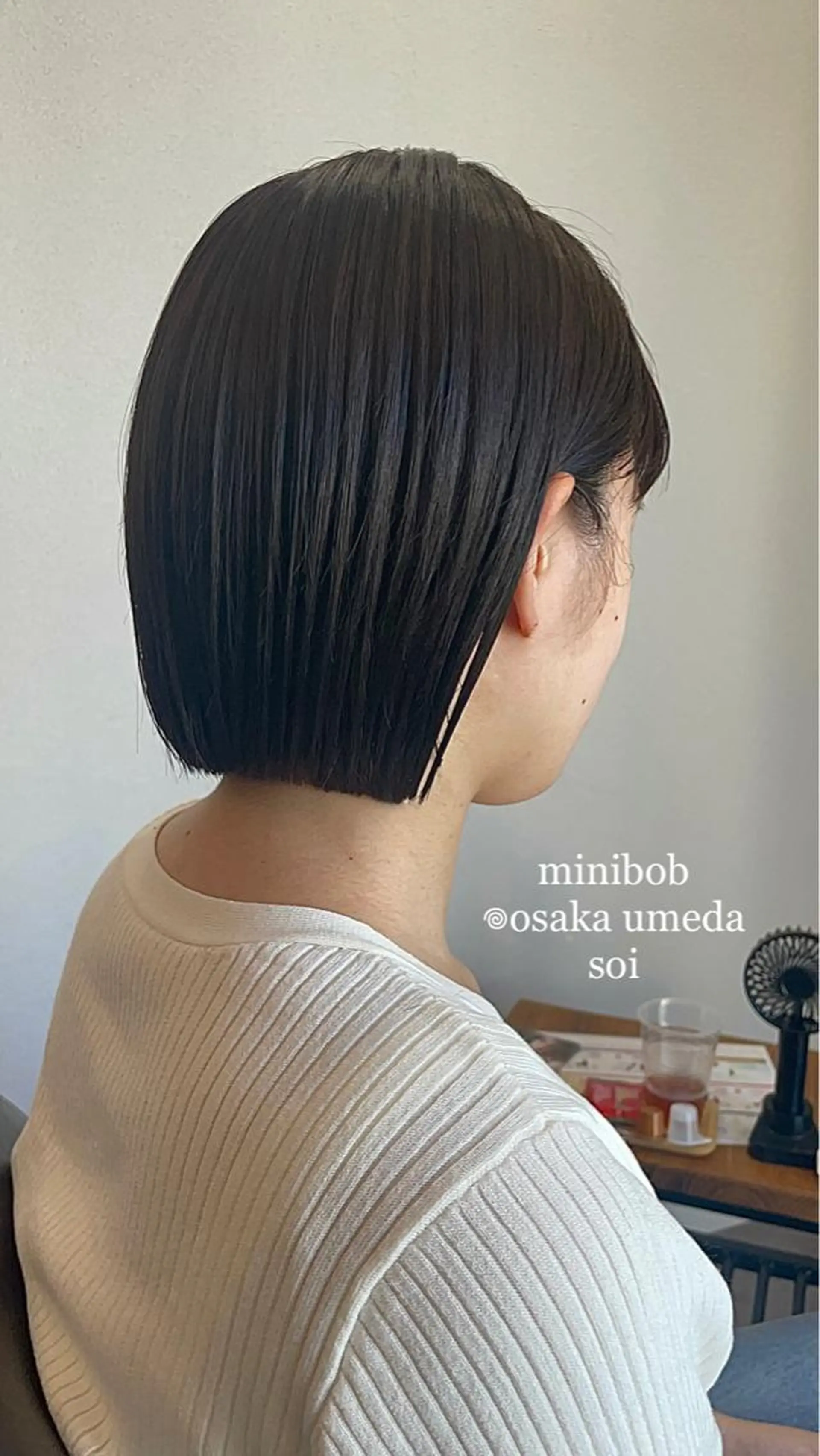 ショート カット ヘアカラー トリートメント ボブ/髪質改善/ soiナカジママドリのヘアスタイル