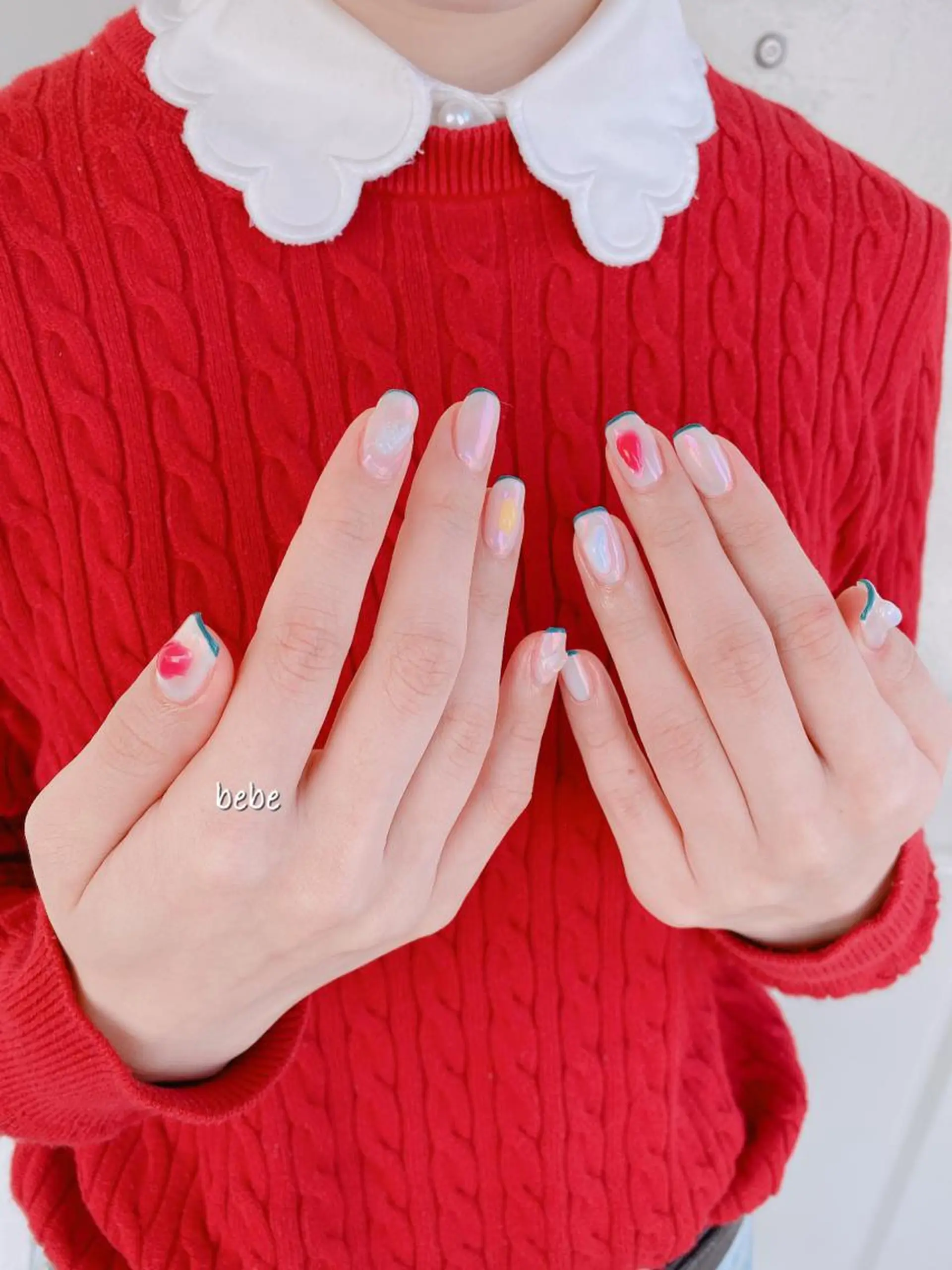 ネイル ニュアンスネイル ぷっくりネイル ハンドネイル Ann nailのネイルデザイン