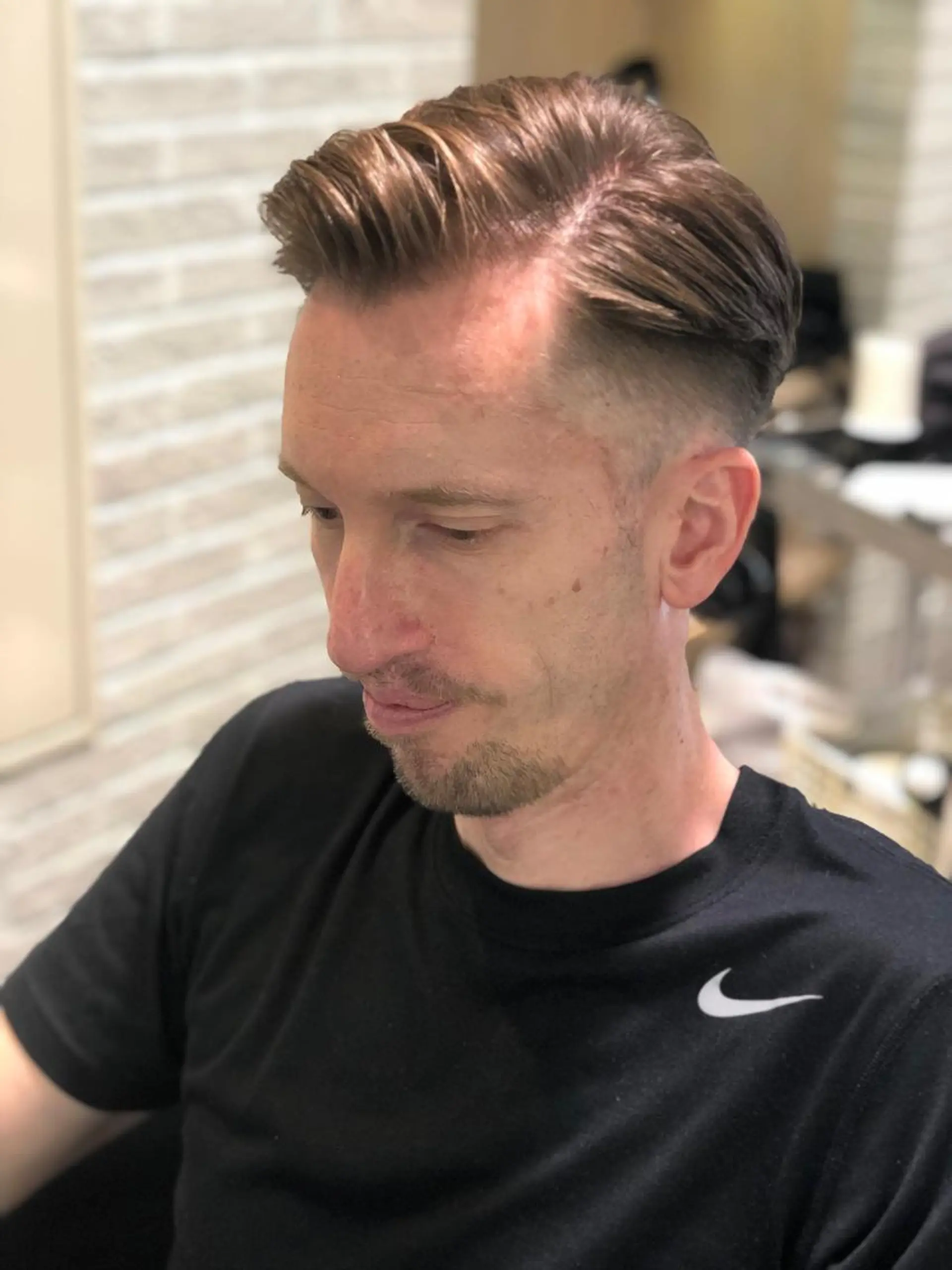 ショート メンズ フェードカット カット 西山 恵太郎のヘアスタイル