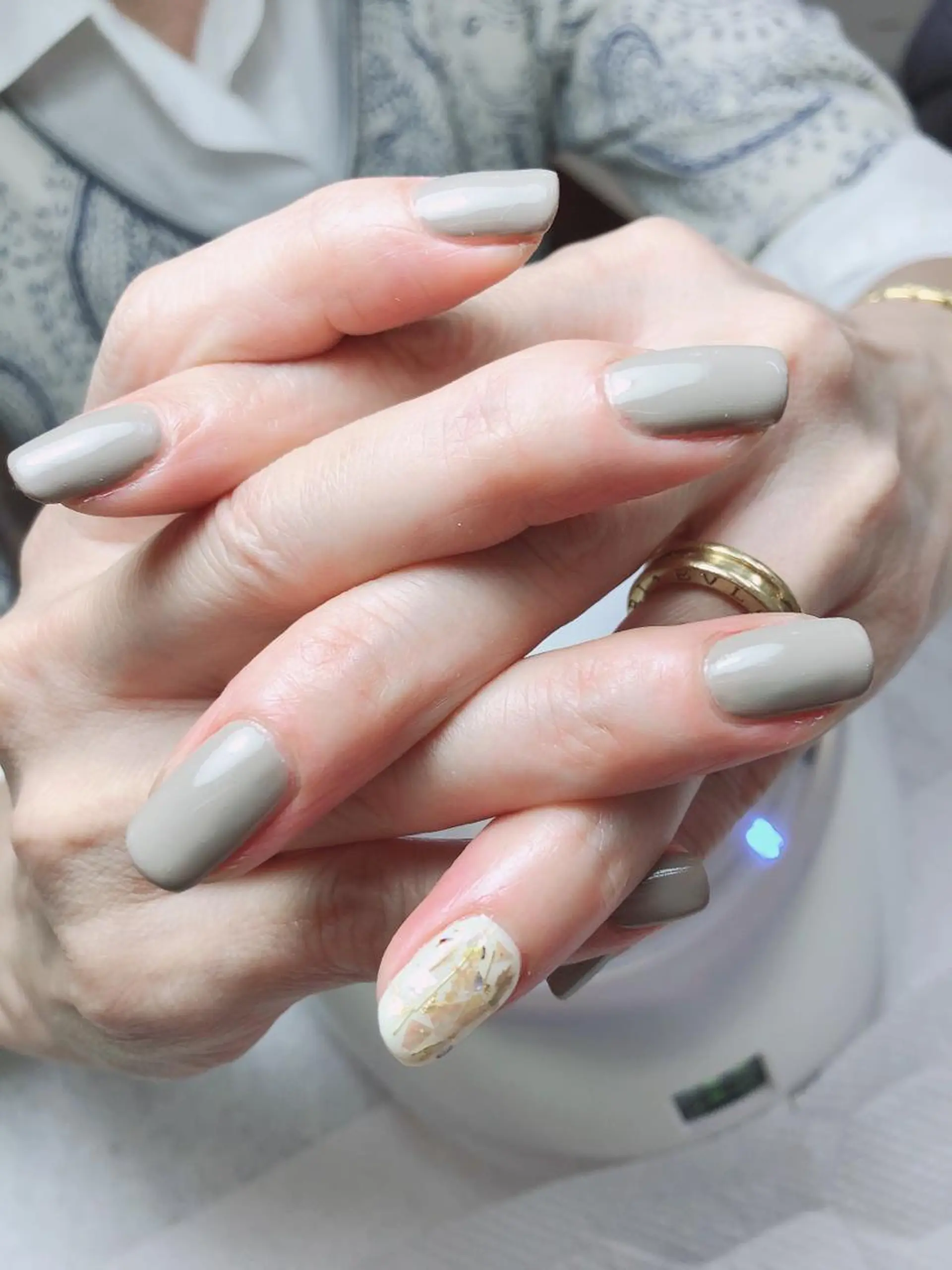 ネイル ワンカラーネイル ハンドネイル 石原 夕華のネイルデザイン