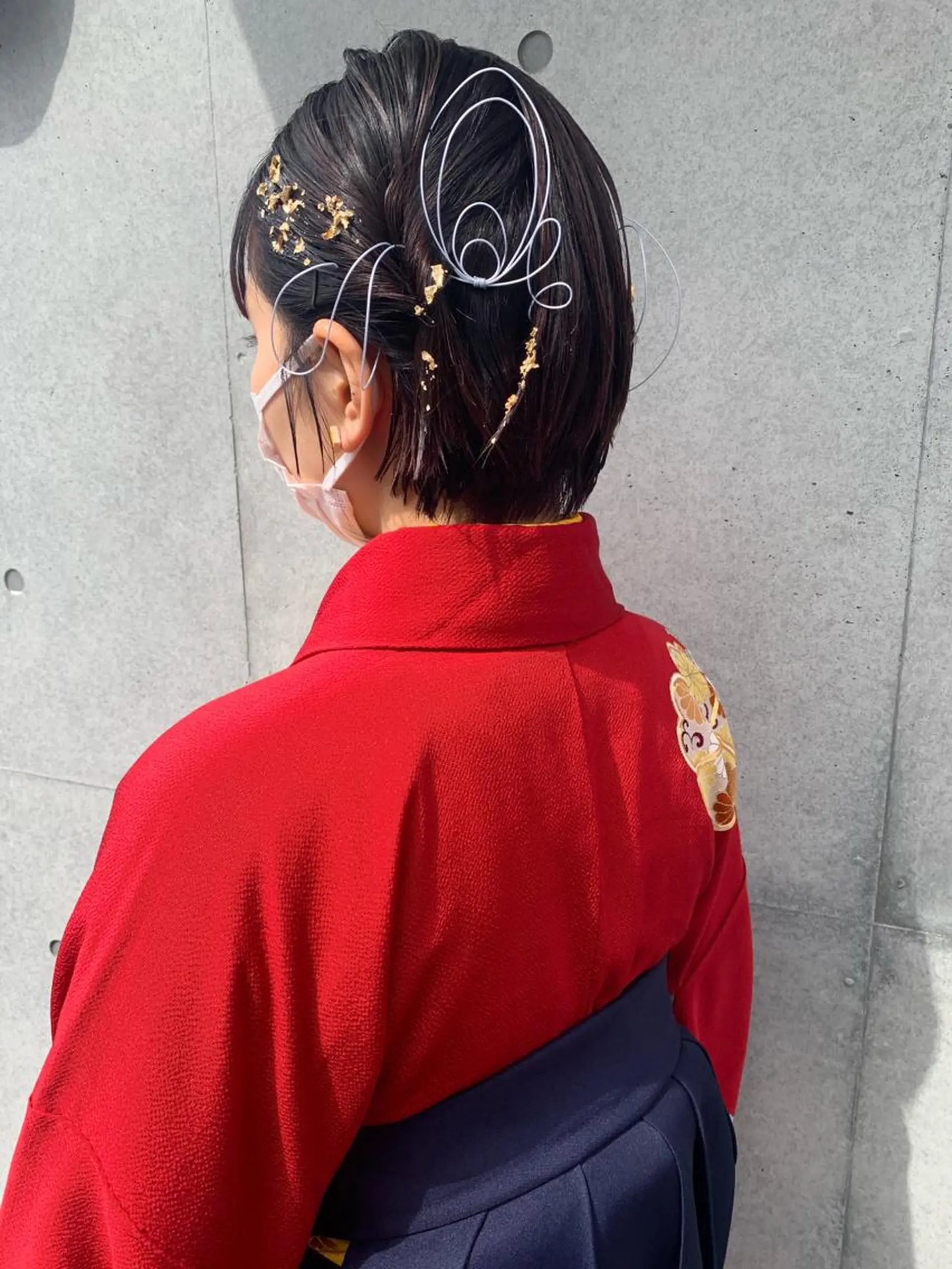 ショート 卒業式のヘアスタイル ショートヘア カット ヘアカラー パーマ 縮毛矯正 トリートメント sakoda shunkiのヘアスタイル