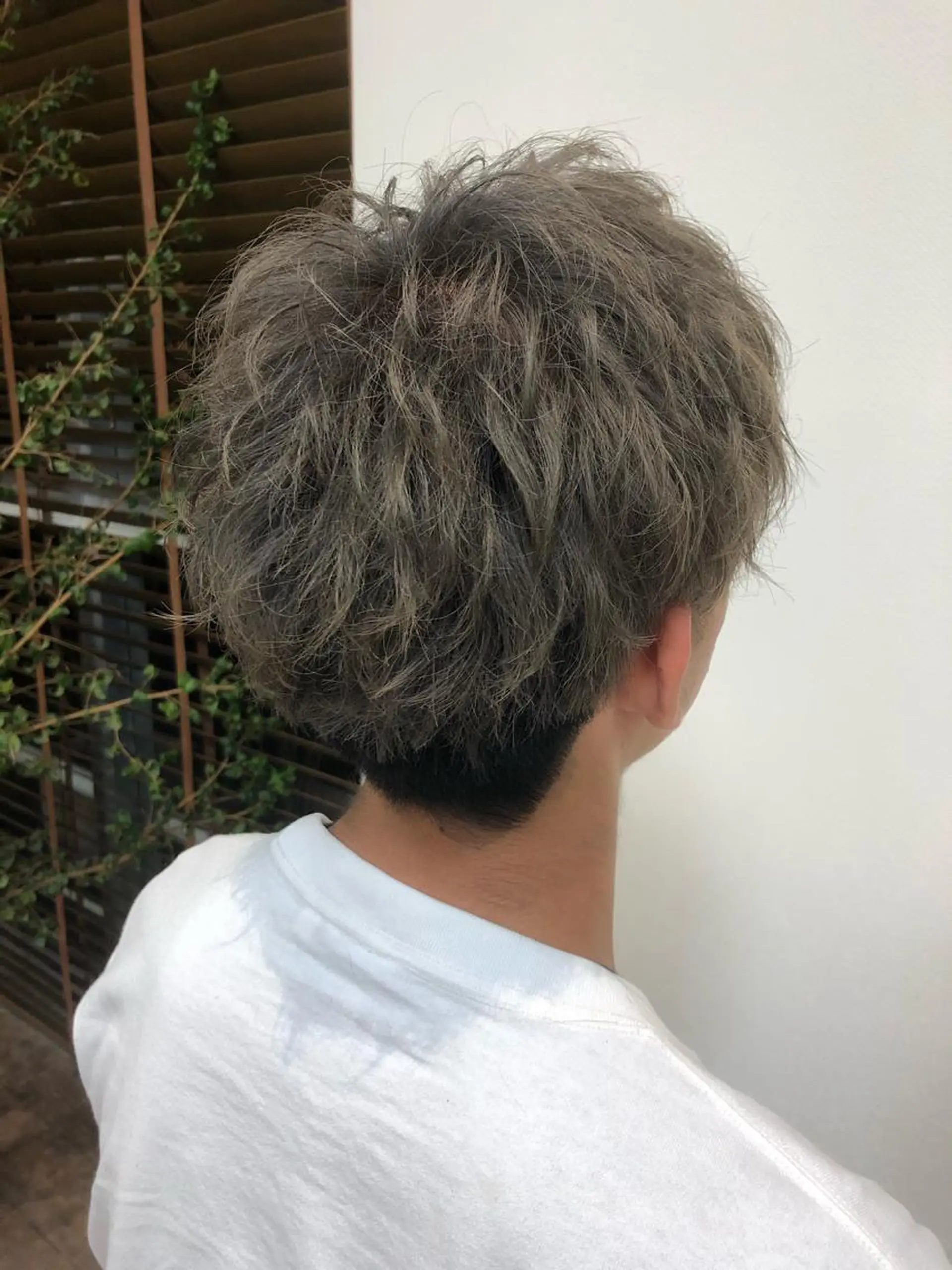 ショート カラー パーマ ヘアアレンジ メンズ ❣️倉敷❣️美髪 カラー能登一成のヘアスタイル