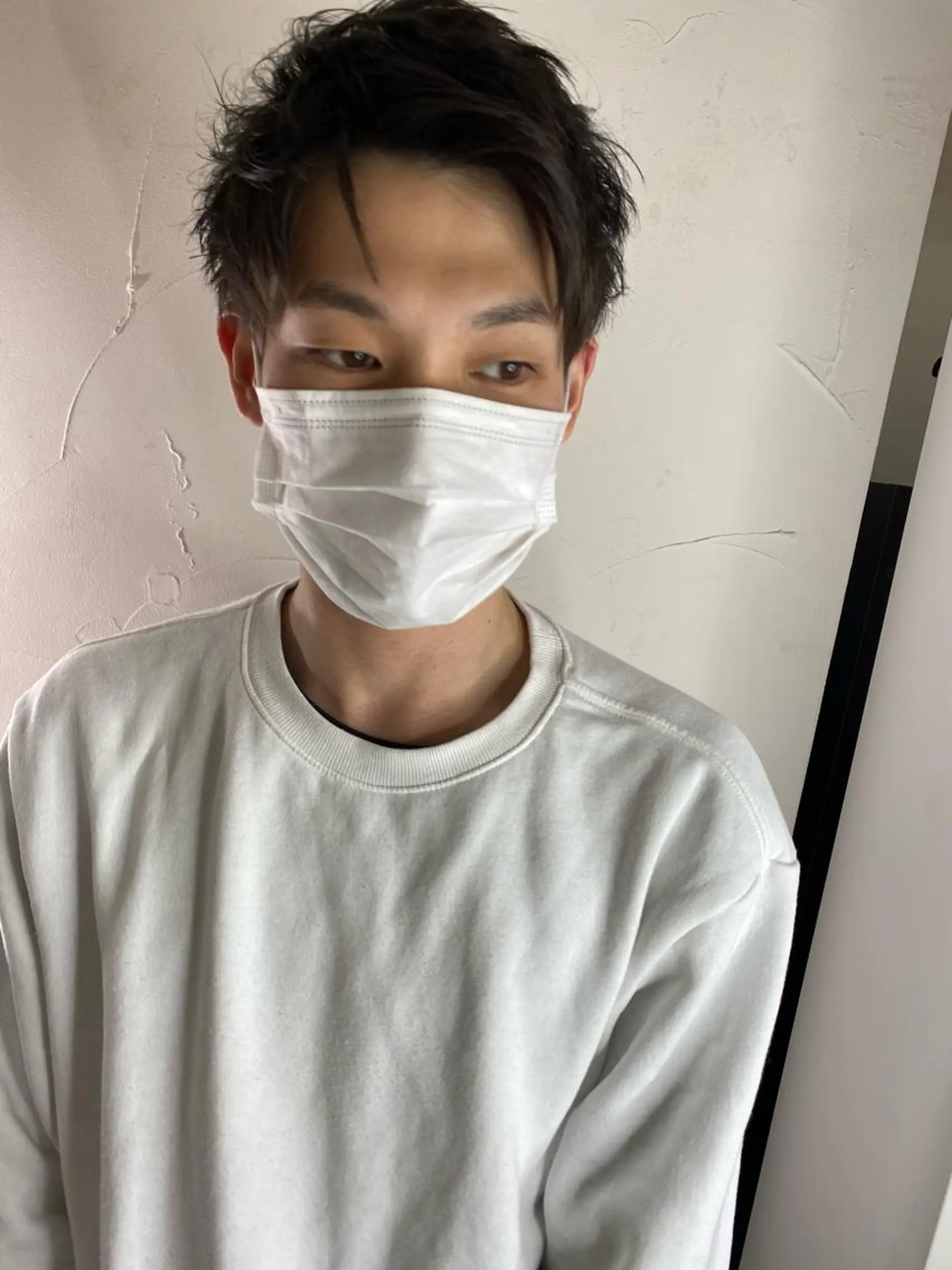 ショート メンズ アップバング レイヤーカット 西山梨々【5/1〜 復帰致します🌼】のヘアスタイル