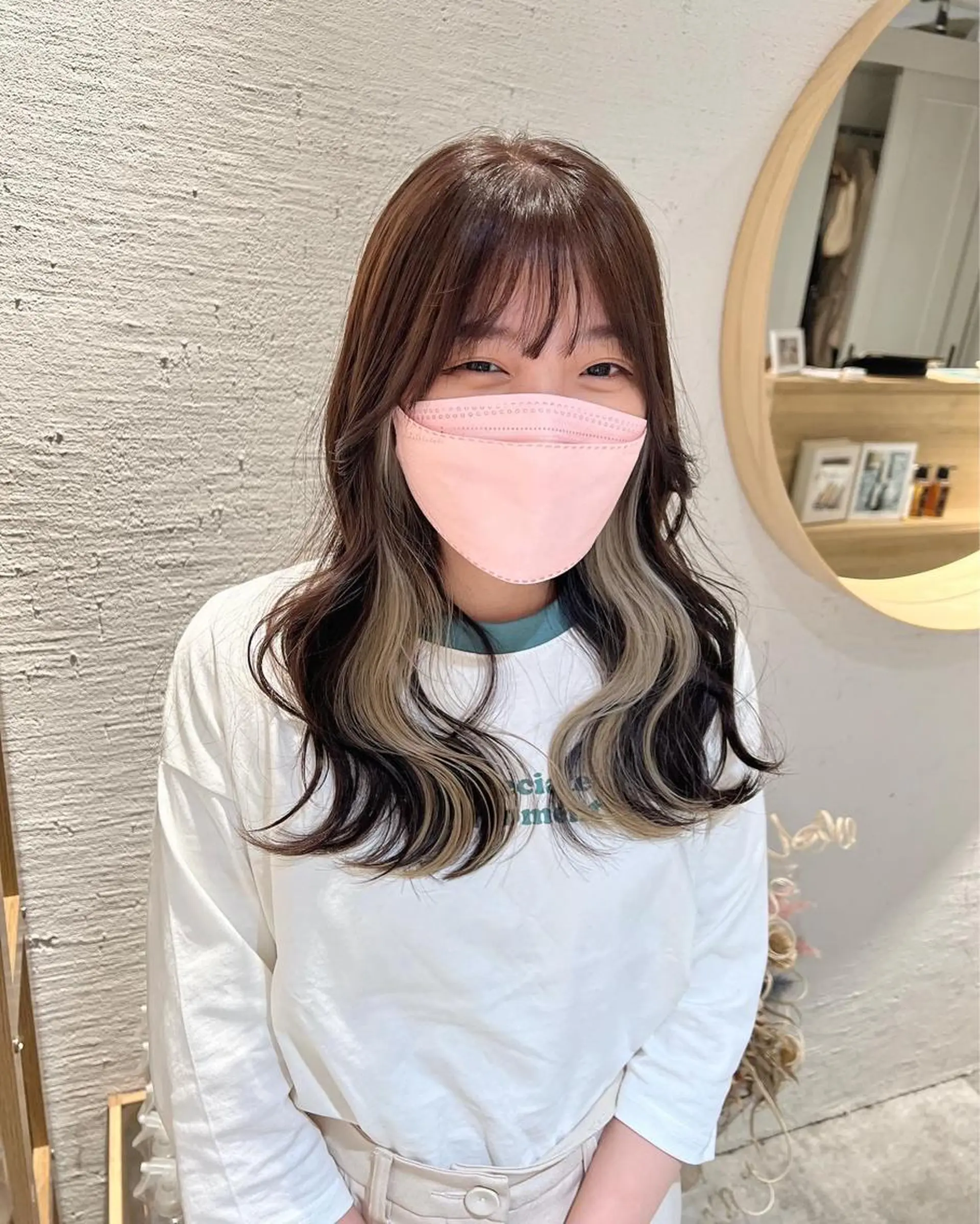 セミロング カット ヘアカラー mai 🌷のヘアスタイル