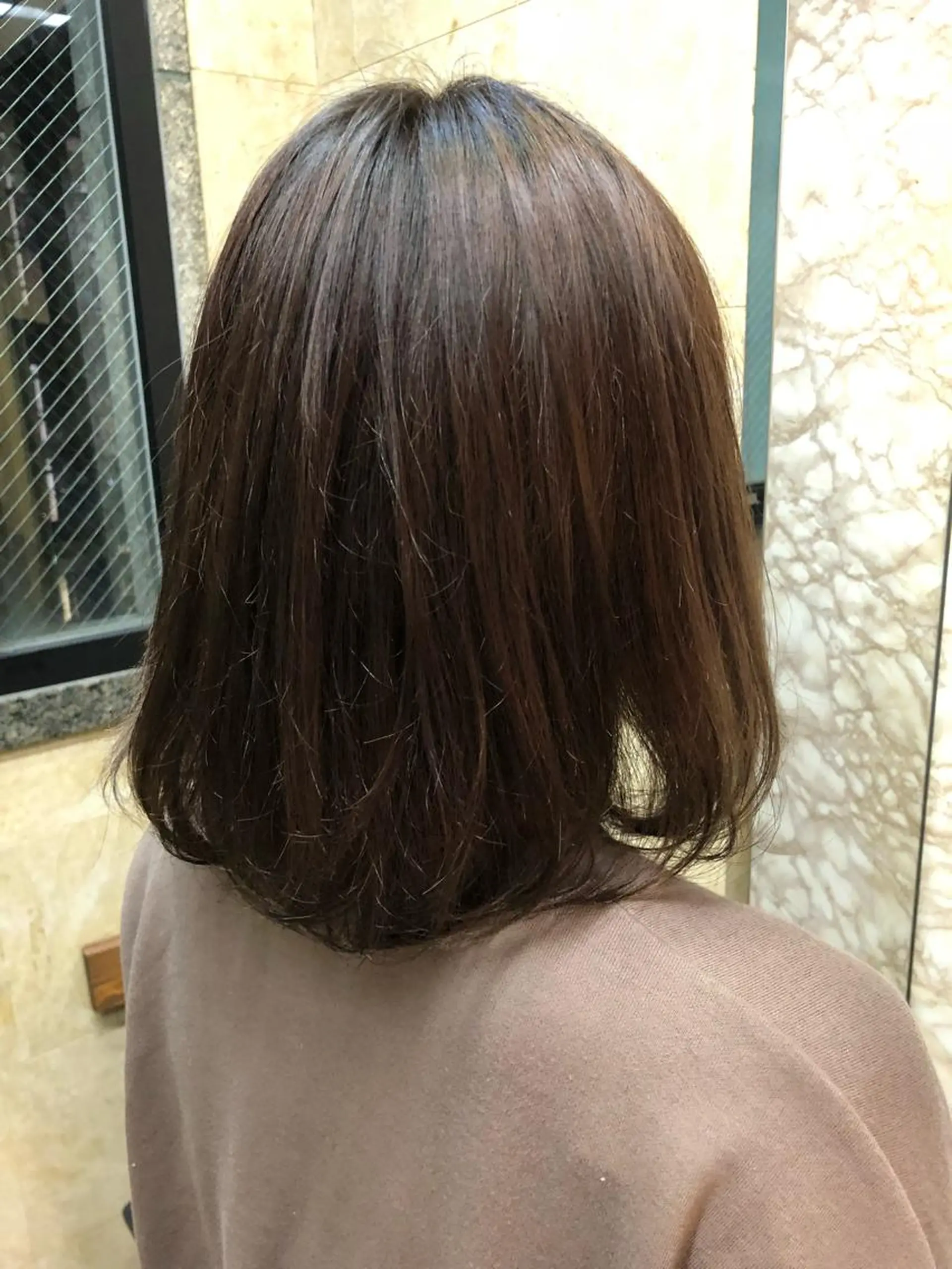 ミディアム カラー ヘアアレンジ ミニボブ/ブリーチ 🌈MISATOのヘアスタイル