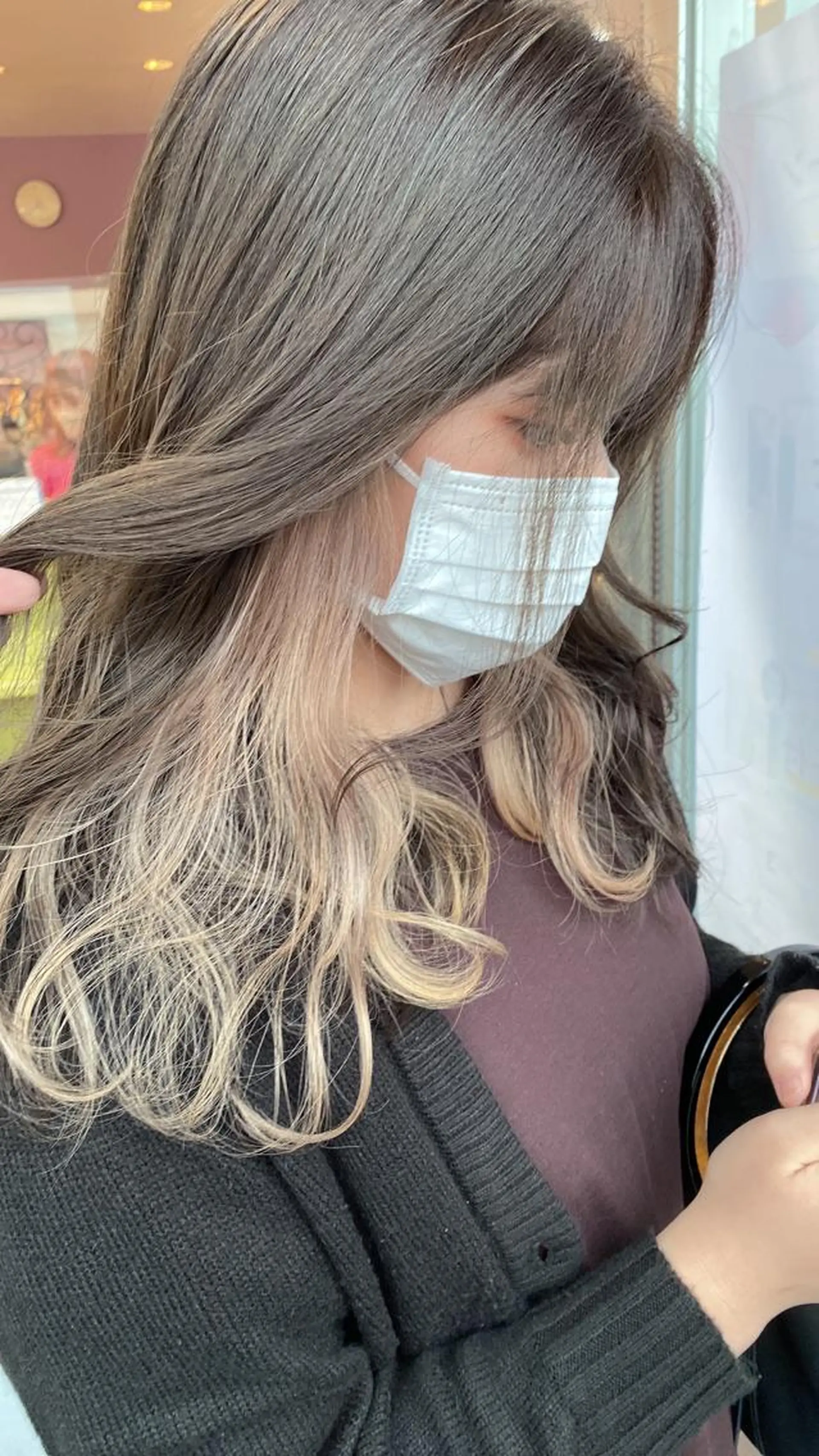 セミロング ヘアカラー 🦋透明感カラー🦋 CHIHARUのヘアスタイル