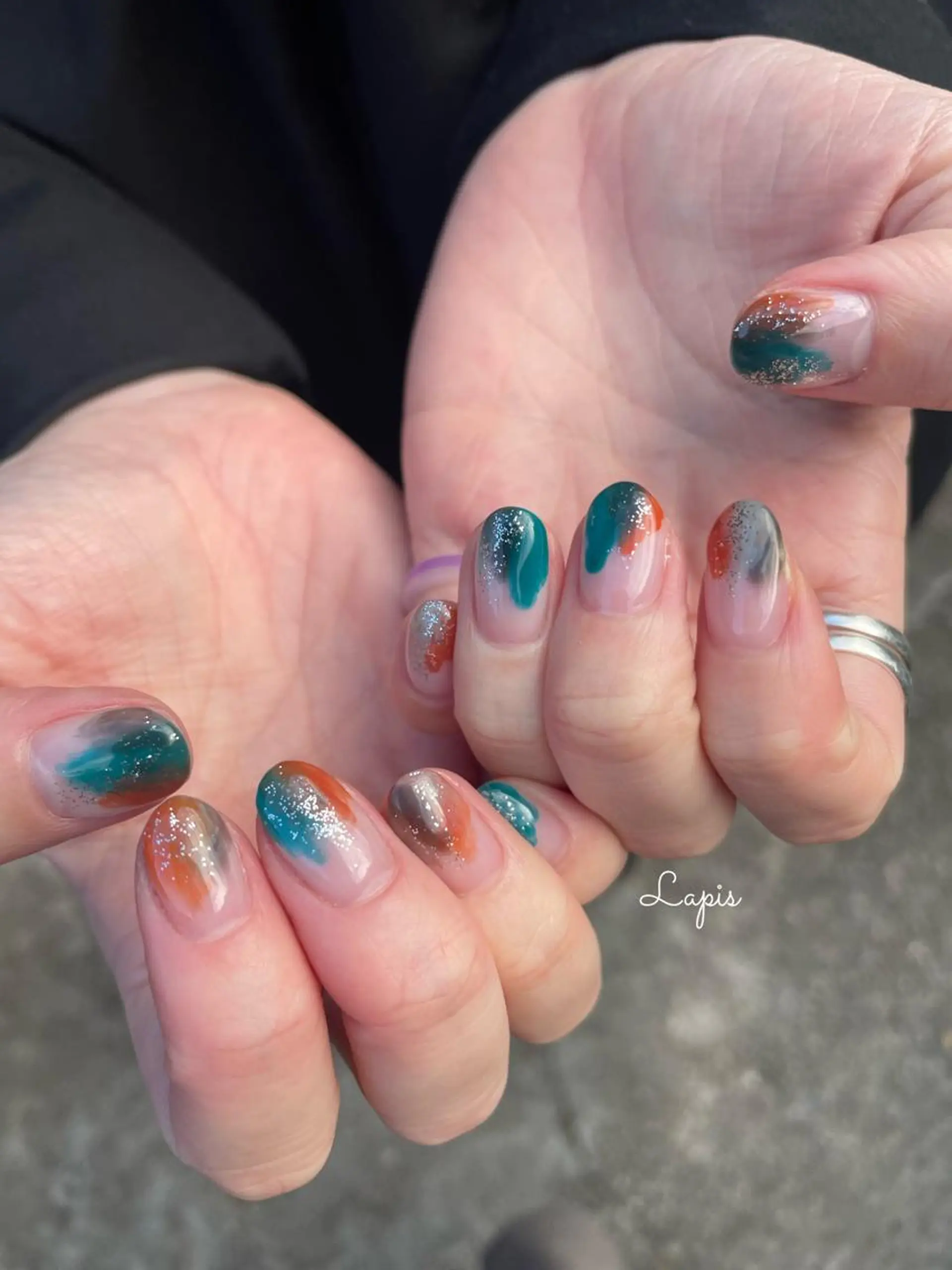 ネイル ハンドネイル Lapis *のネイルデザイン