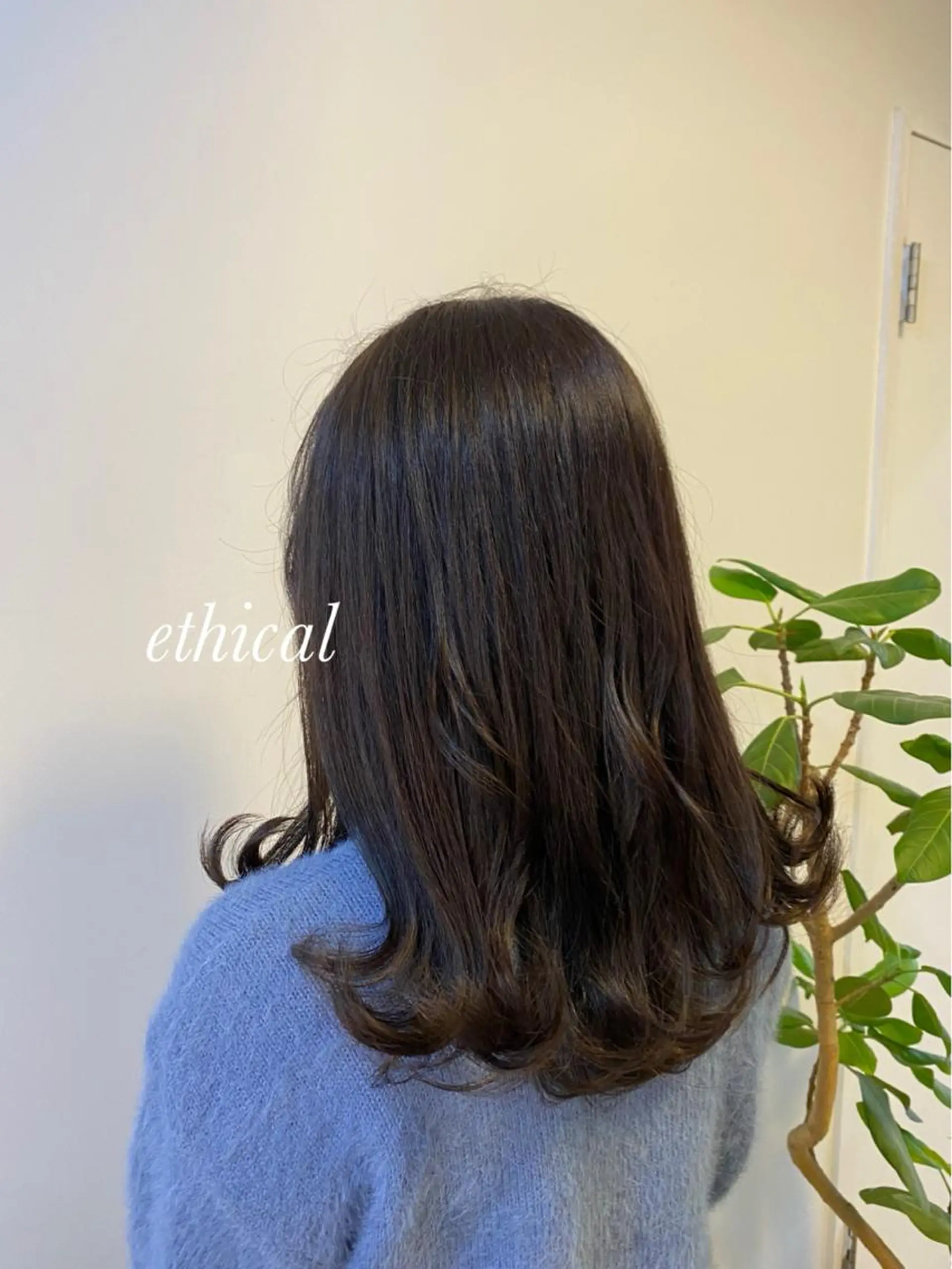 ロング カラー 【エシカル】 HOSOMIのヘアスタイル