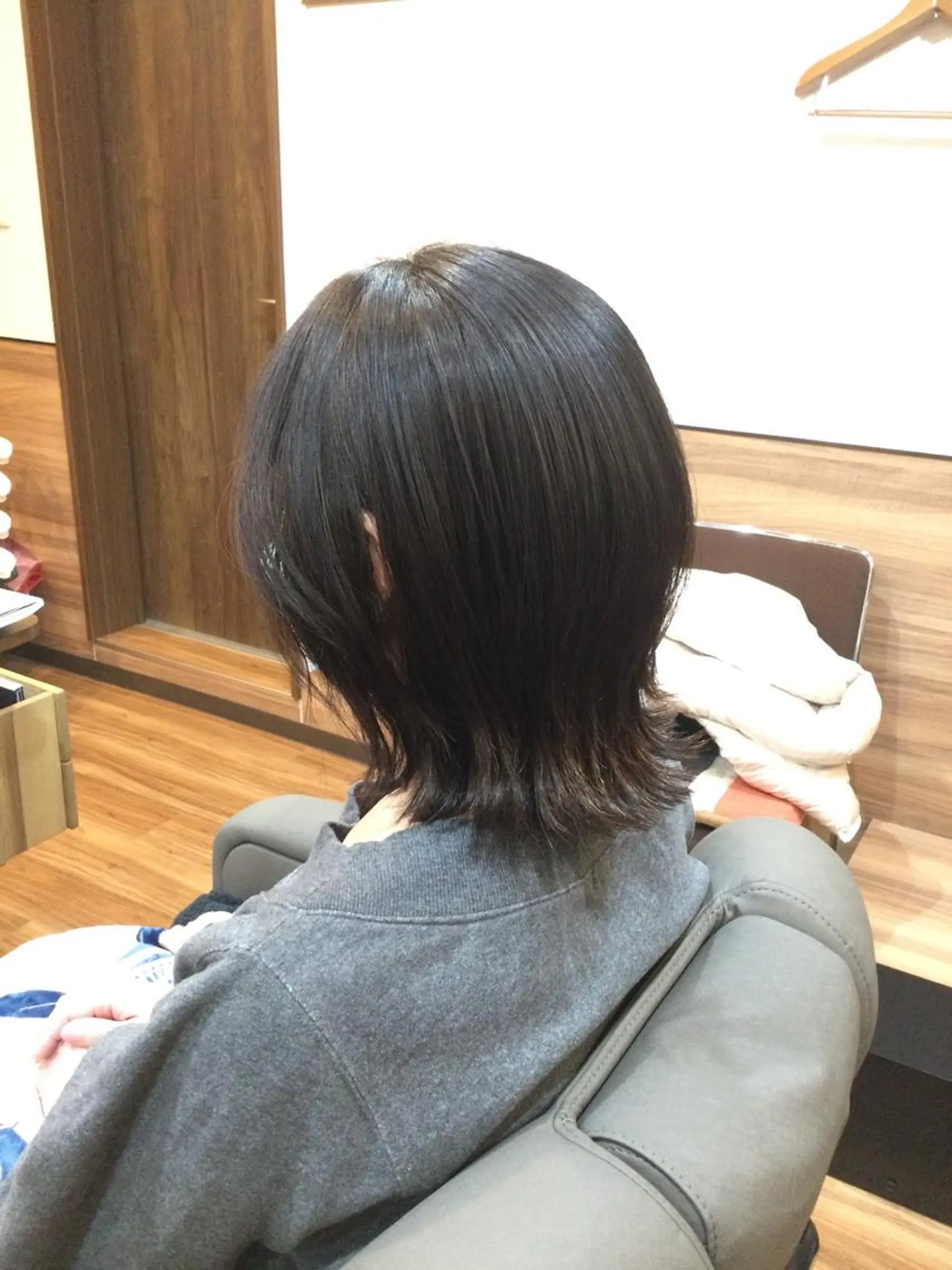 ショート くびれヘア 縮毛矯正 トリートメント Annon プライベートサロンのヘアスタイル