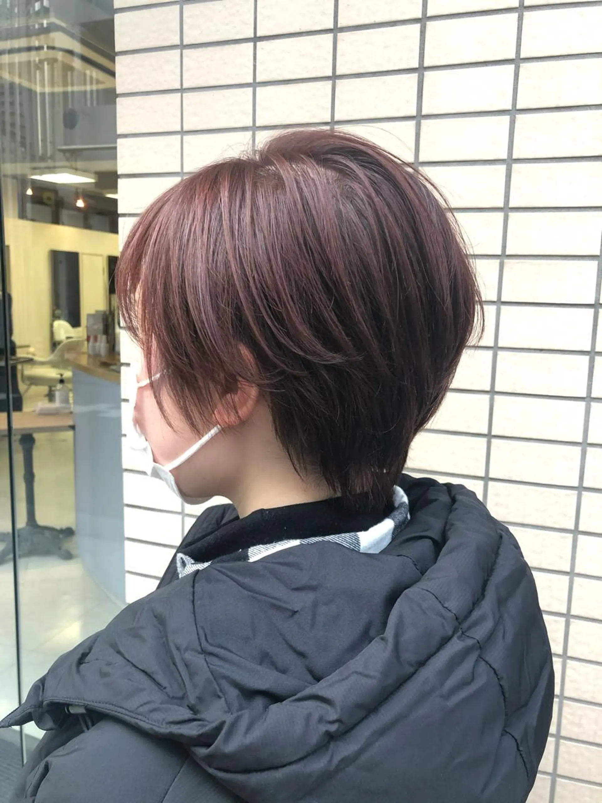 ショート カット ヘアカラー 阿部 美咲のヘアスタイル