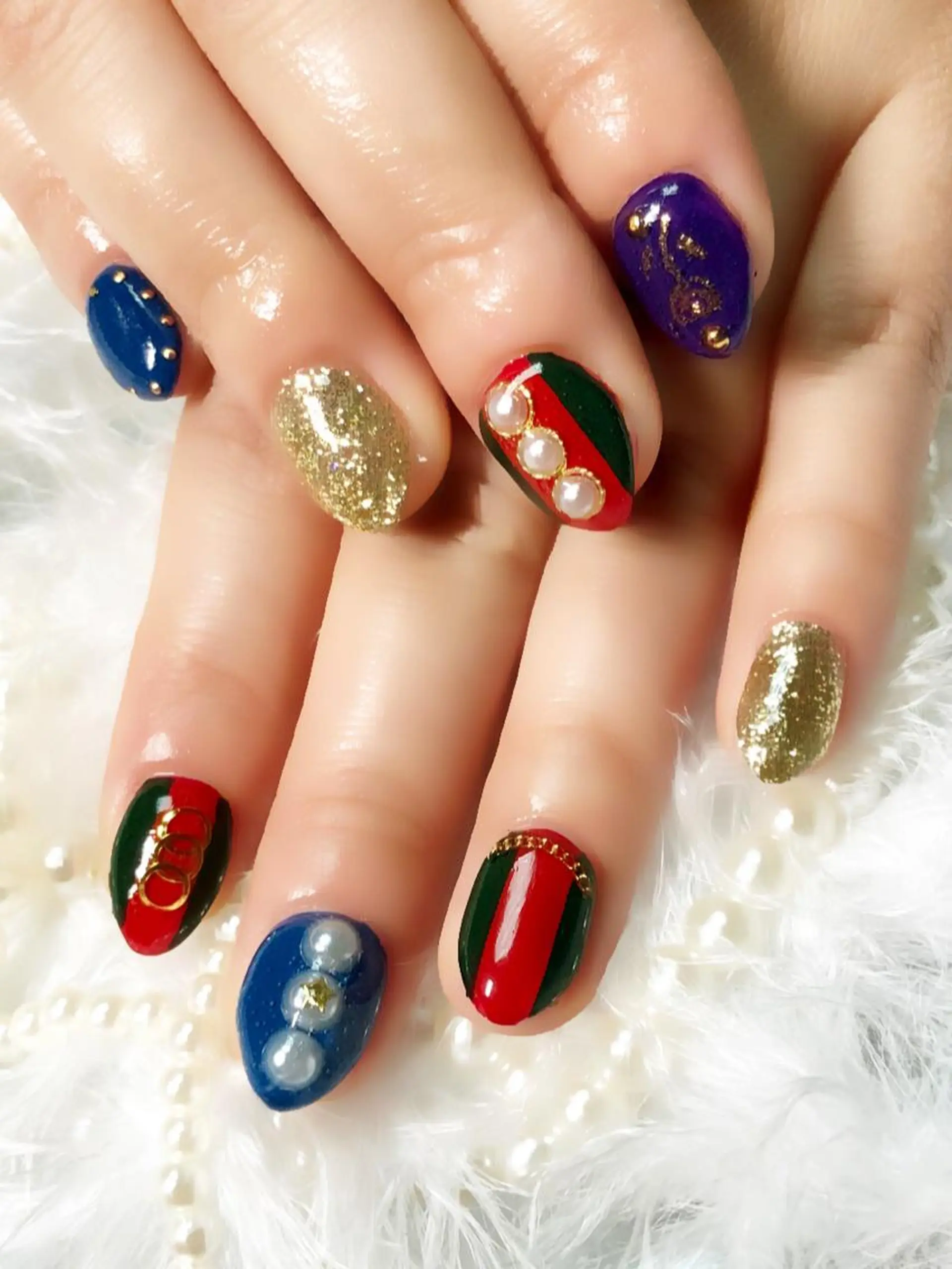 ネイル アートネイル 持ち込み ハンドネイル CITRAtotal beautyのネイルデザイン