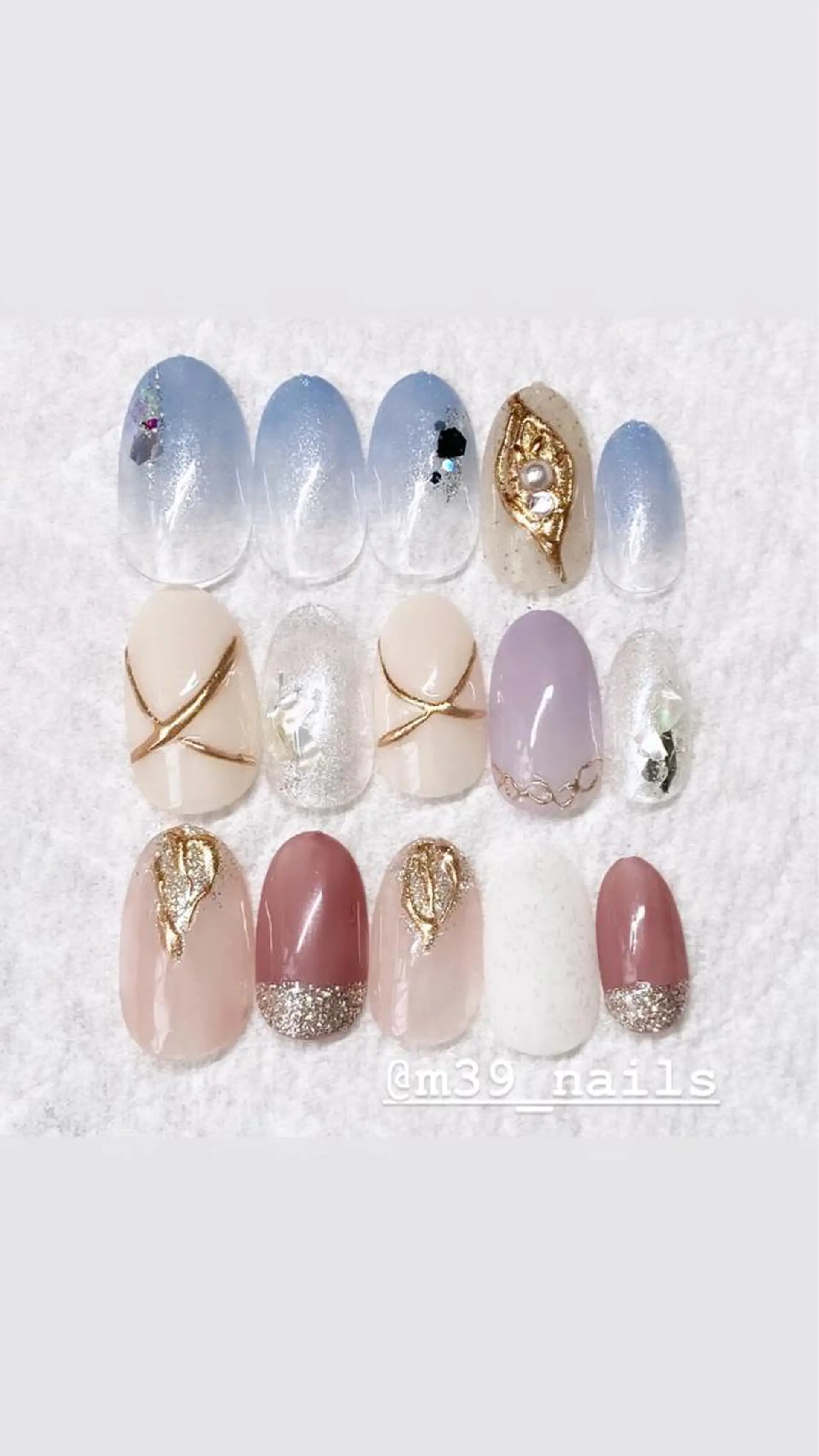 ネイル ハンドネイル 39-nails EharaMikuのネイルデザイン
