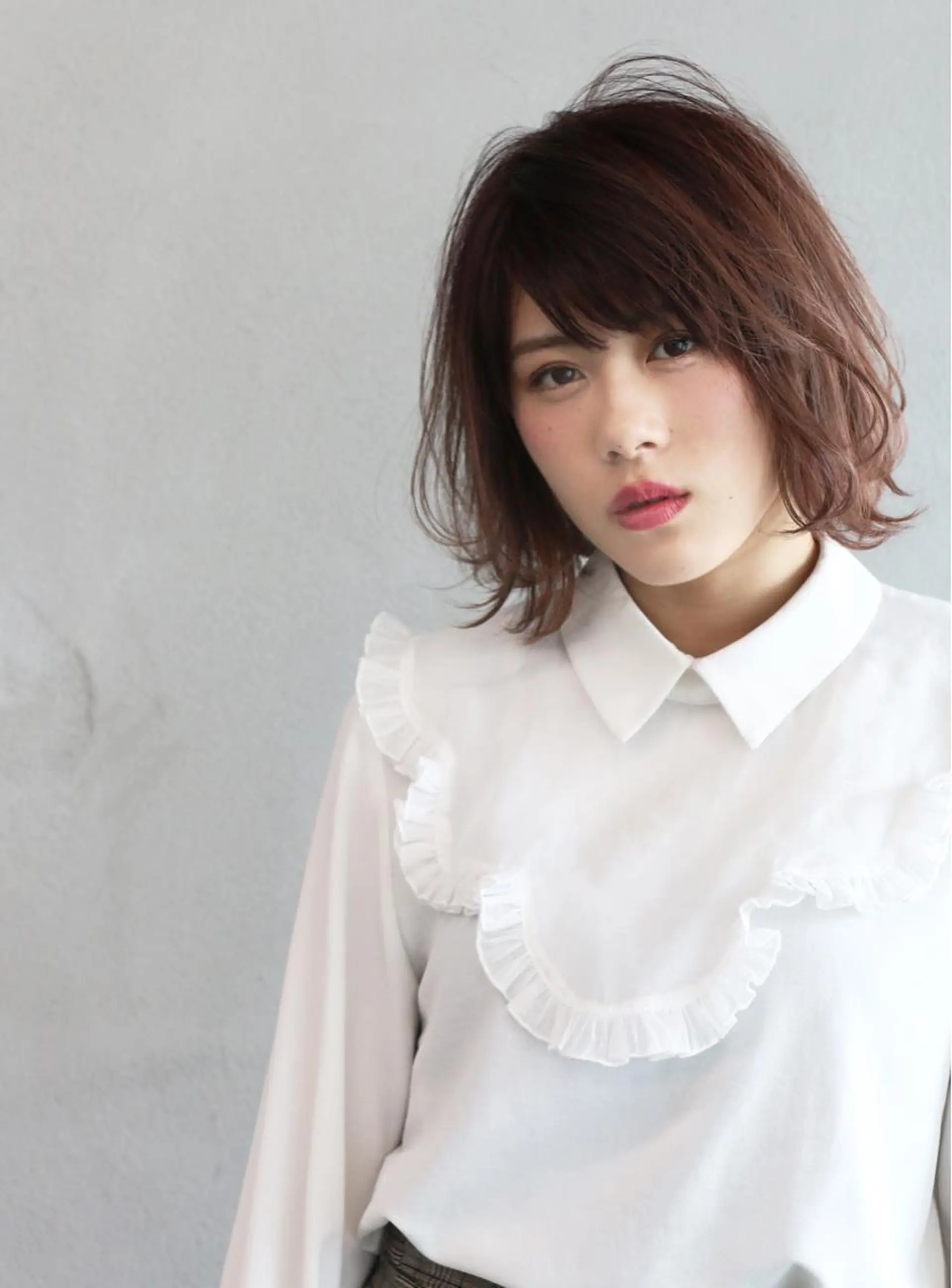 ショート カラー ボブ カット ヘアカラー トリートメント ショート/ボブ/ 白髪染め/メンズ葛西のヘアスタイル