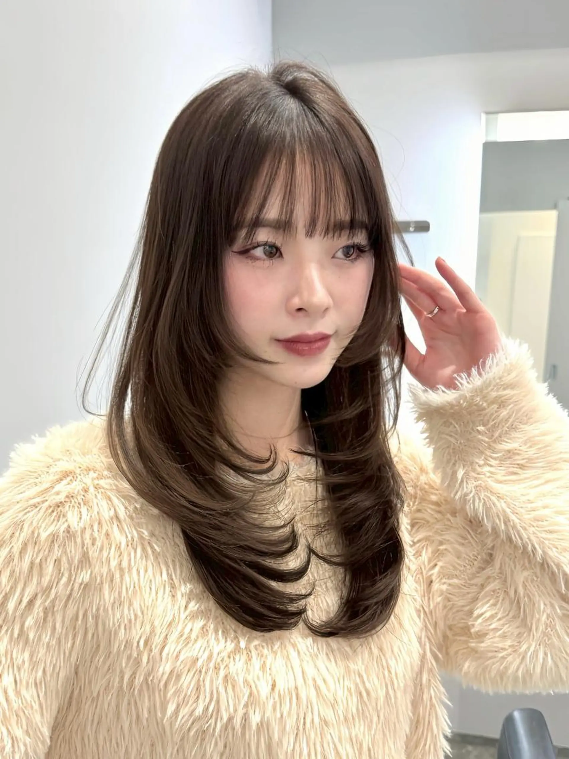 ロング レイヤーカット 似合わせカット 艶カラー/レイヤー/ 京都fuka🎀🪽のヘアスタイル