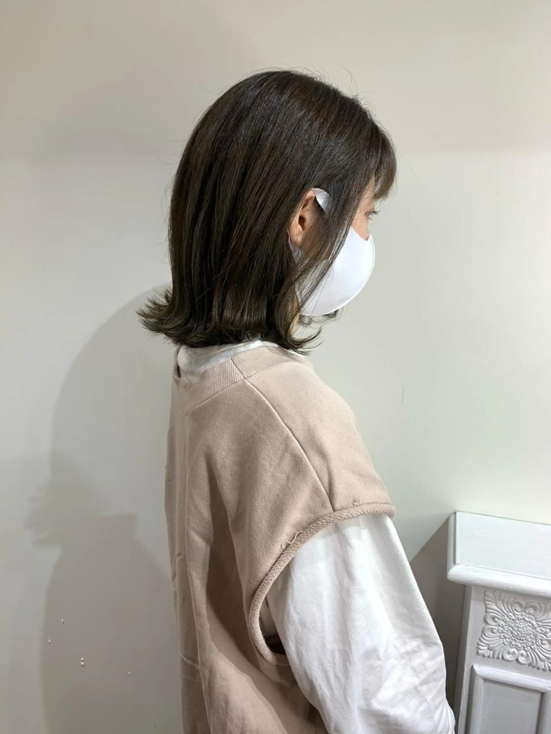 ミディアム カラー stylist店長 岡本真依のヘアスタイル