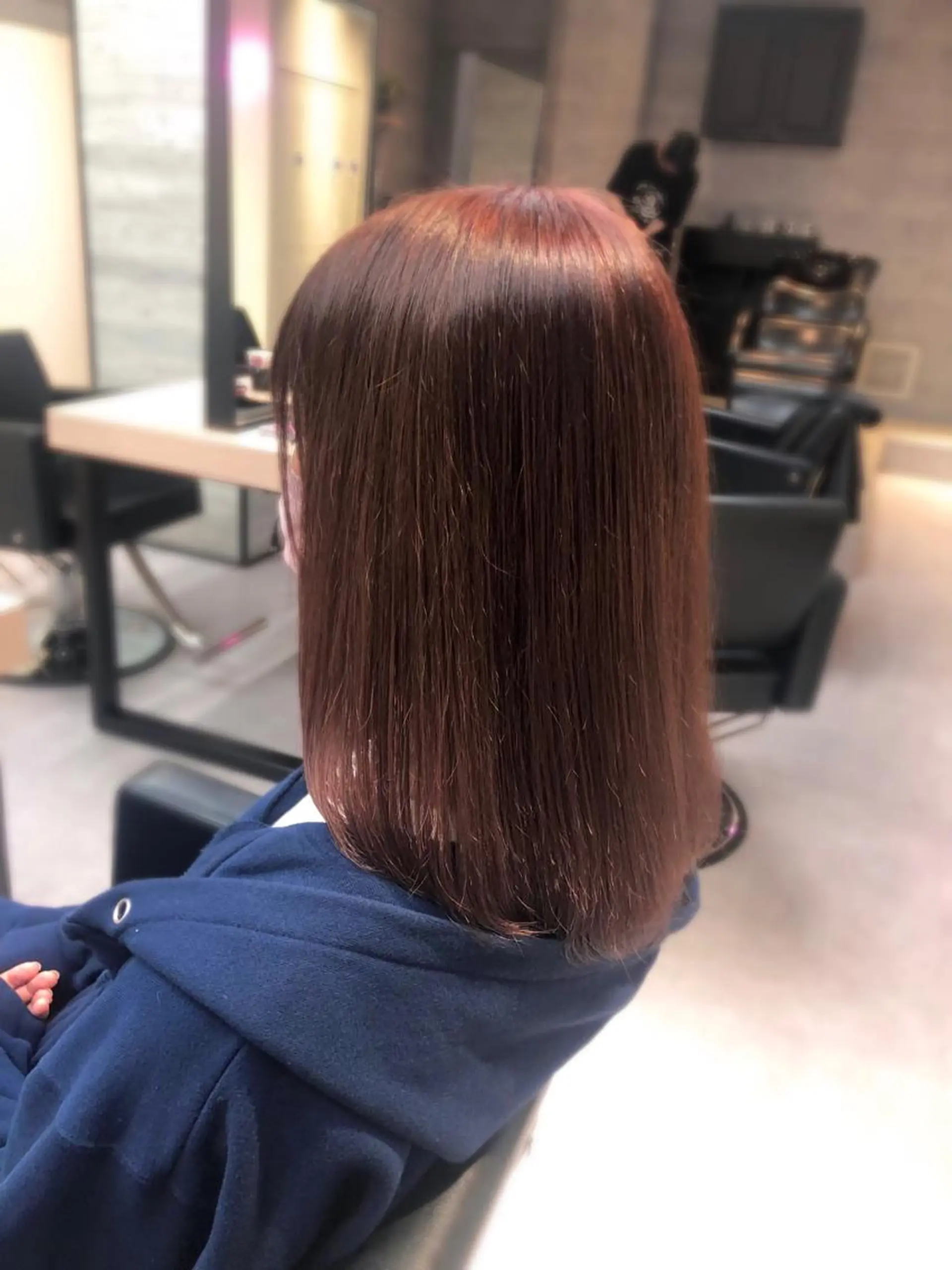 ミディアム カラー カット ヘアカラー トリートメント 🪞個室サロン/韓国 艶髪/keito🪞のヘアスタイル