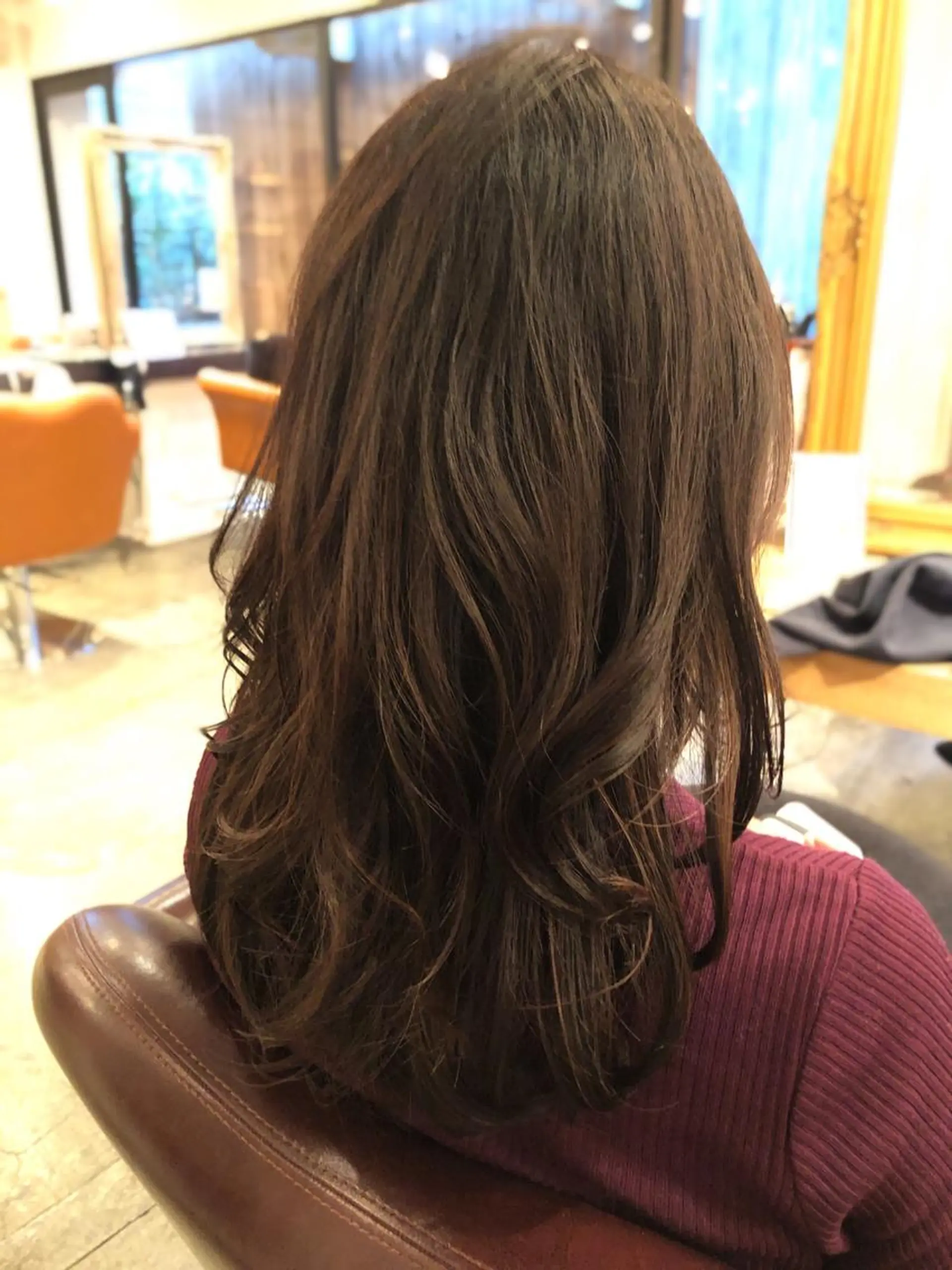 セミロング レイヤーカット カット ヘアカラー トリートメント 韓国風カット/ 髪質改善 黒崎のヘアスタイル