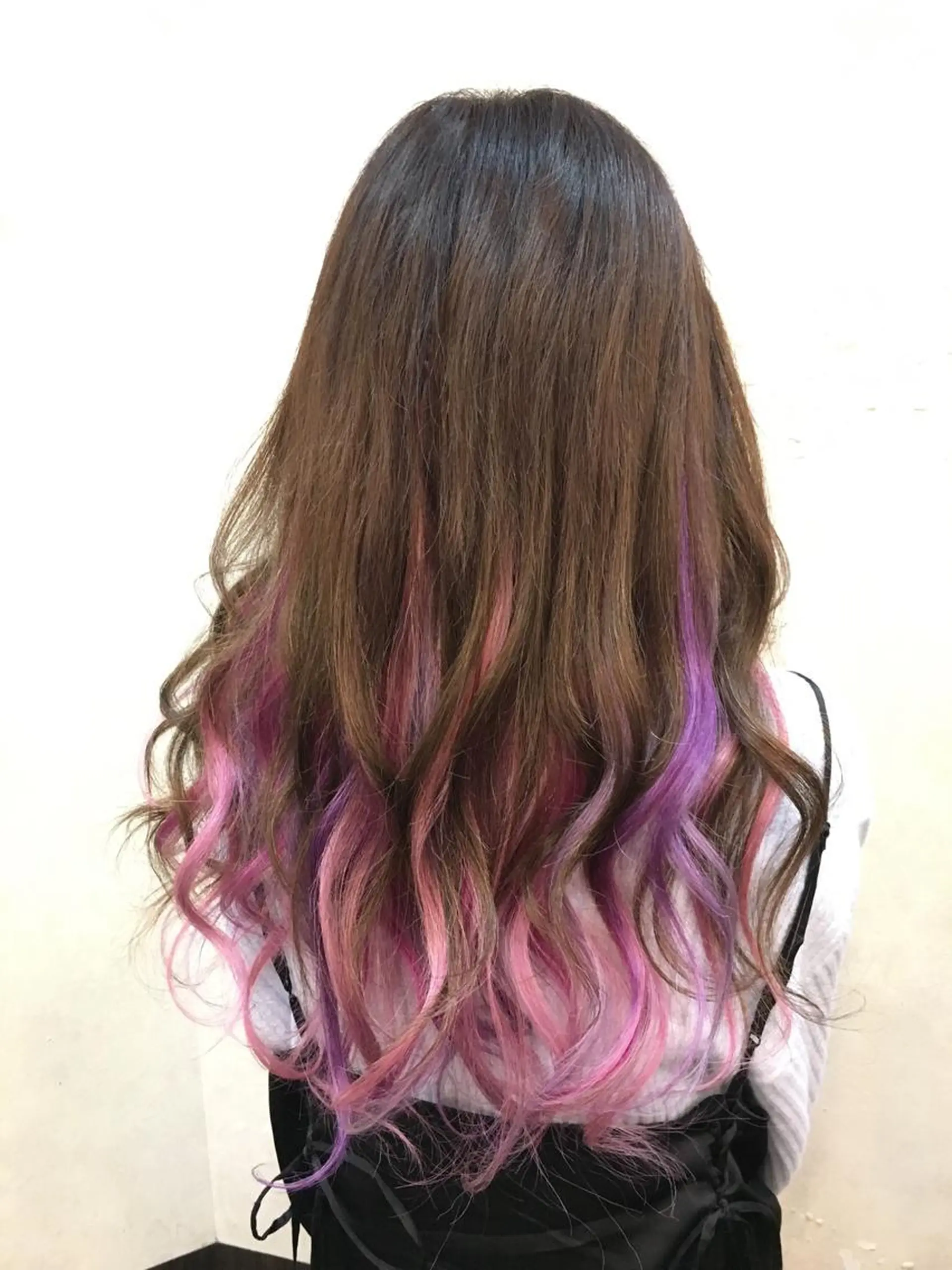 ミディアム セミロング ロング カラー エクステ 韓国ヘア🤍髪質改善 🇰🇷AKANEのヘアスタイル