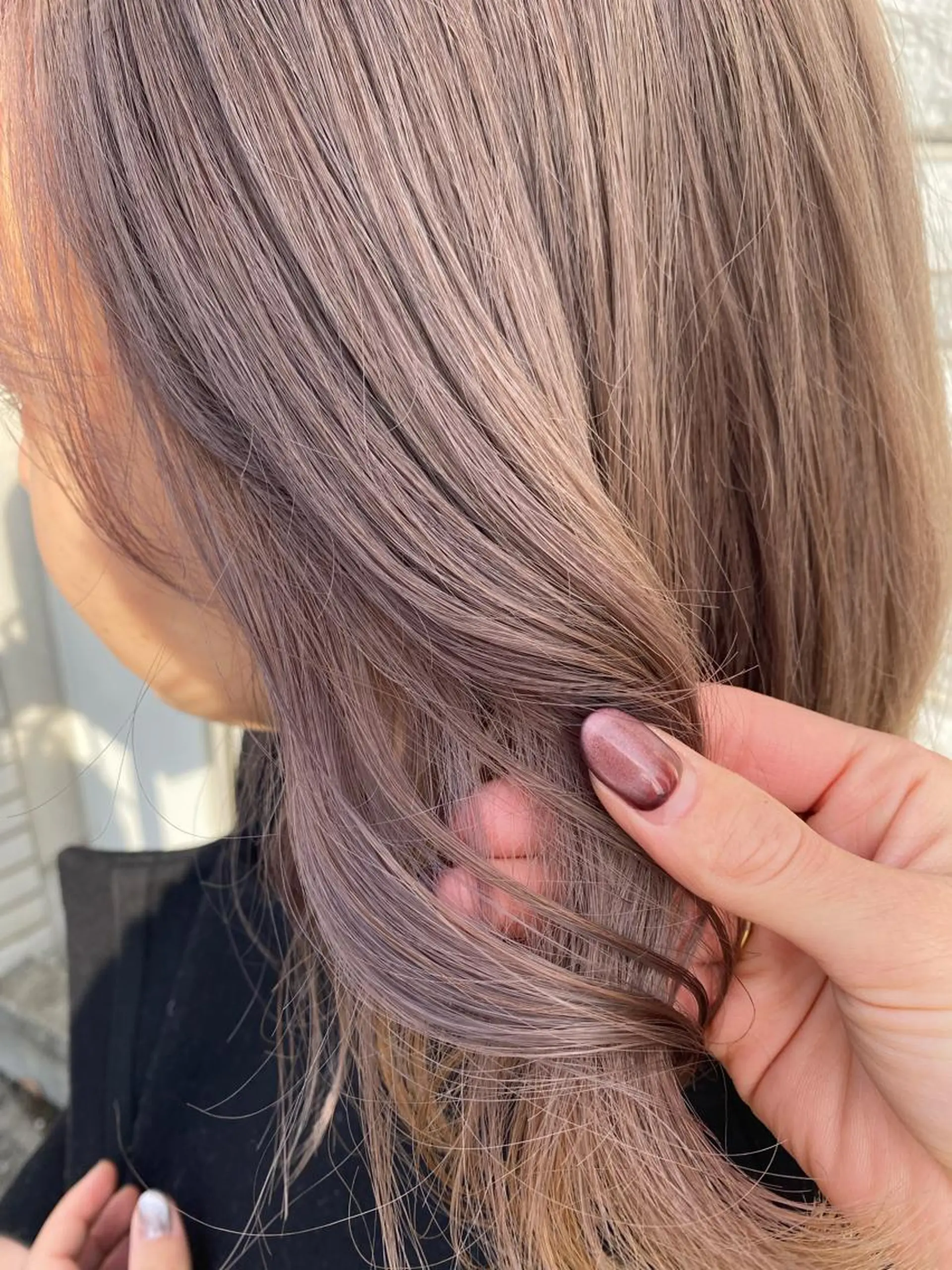 ミディアム ヘアカラー 🌼yuna🌼 pagesのヘアスタイル