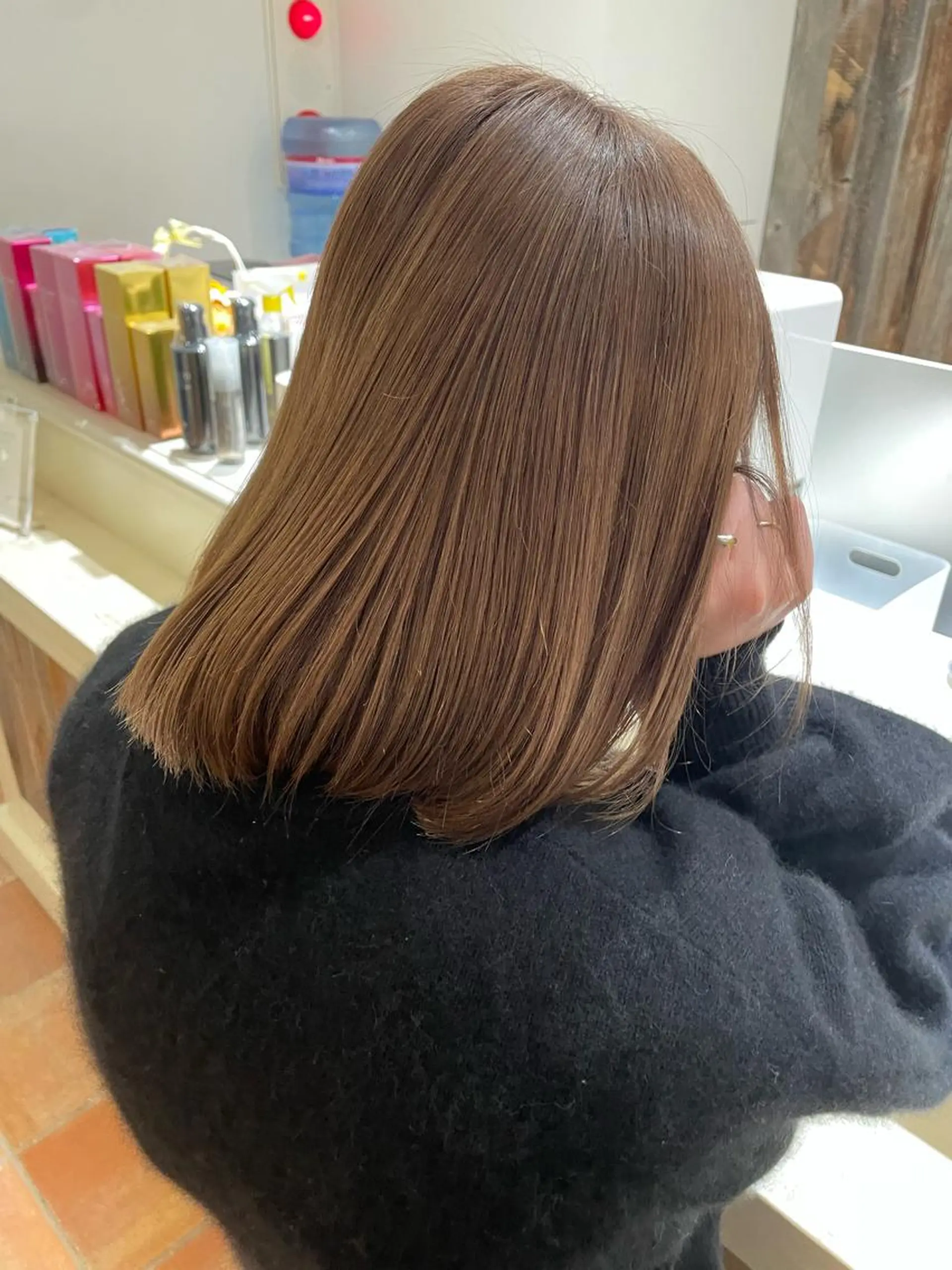 ショート カラー ベージュカラー ブリーチ ヘアカラー トリートメント ボブ/レイヤー/ケア パーマ/リュウタのヘアスタイル