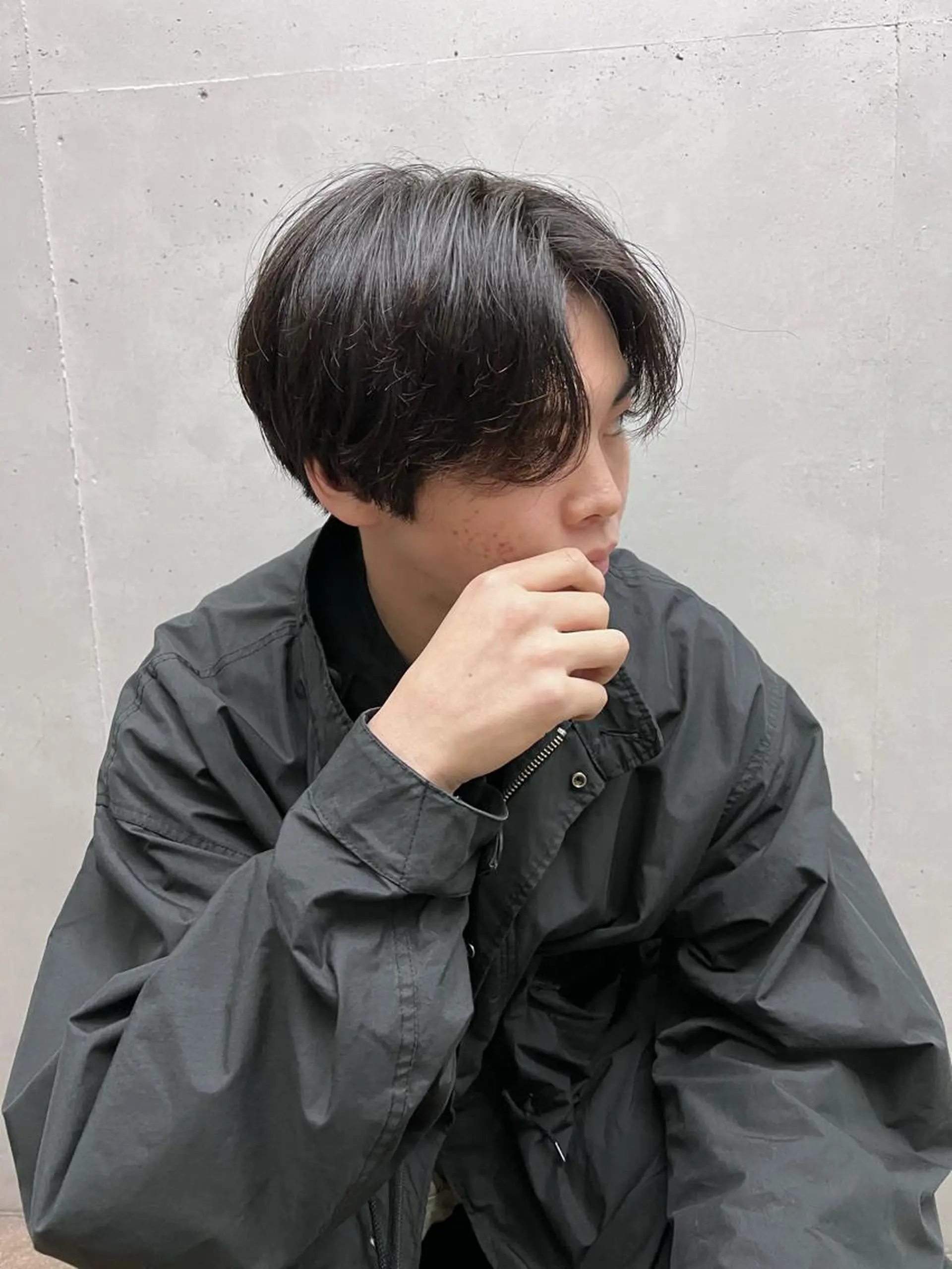 メンズ センターパート AITOKYO横浜 吉山和希のヘアスタイル