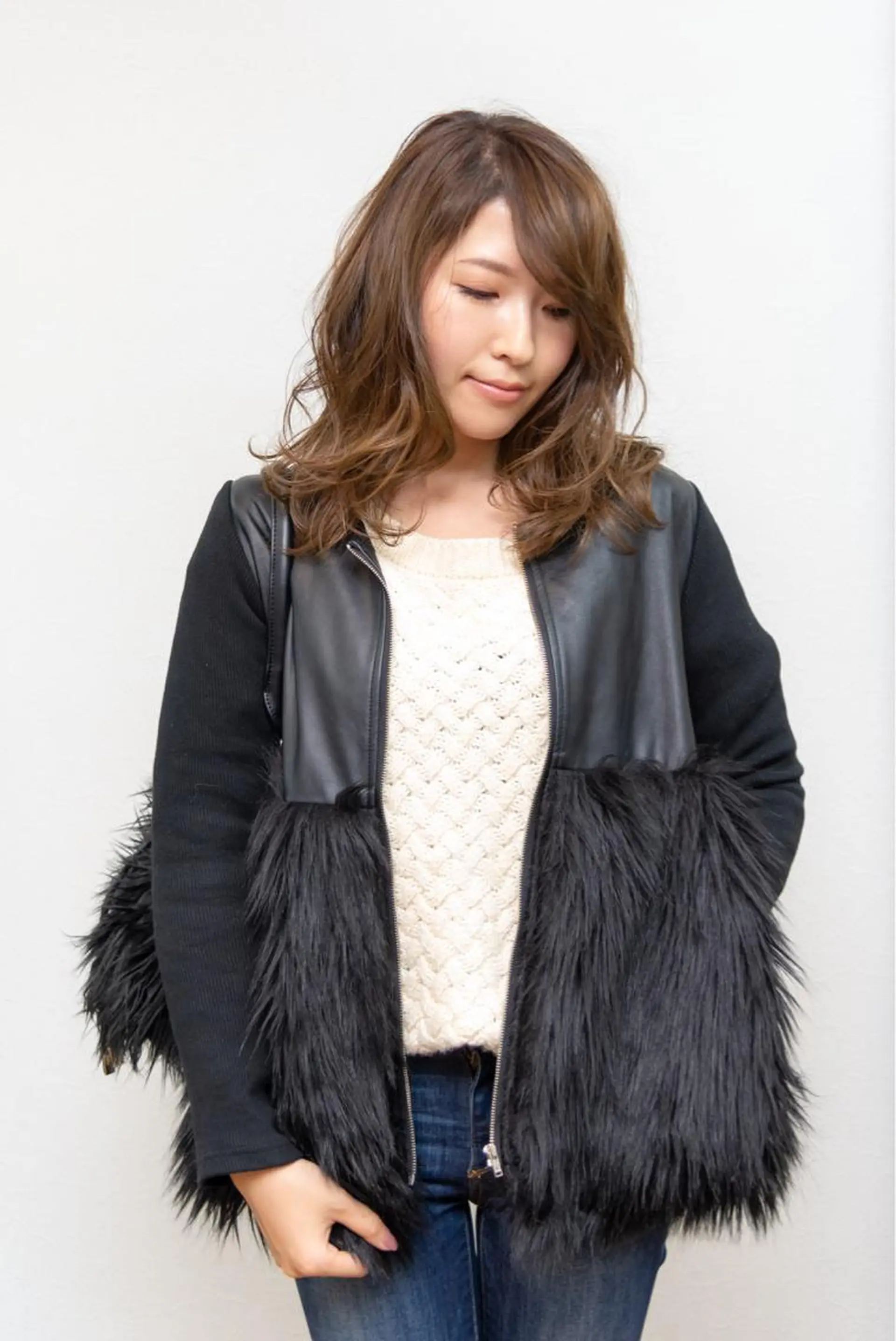 セミロング カラー アッシュ 似合わせカット a.Pecslap/ TERUのその他イメージ