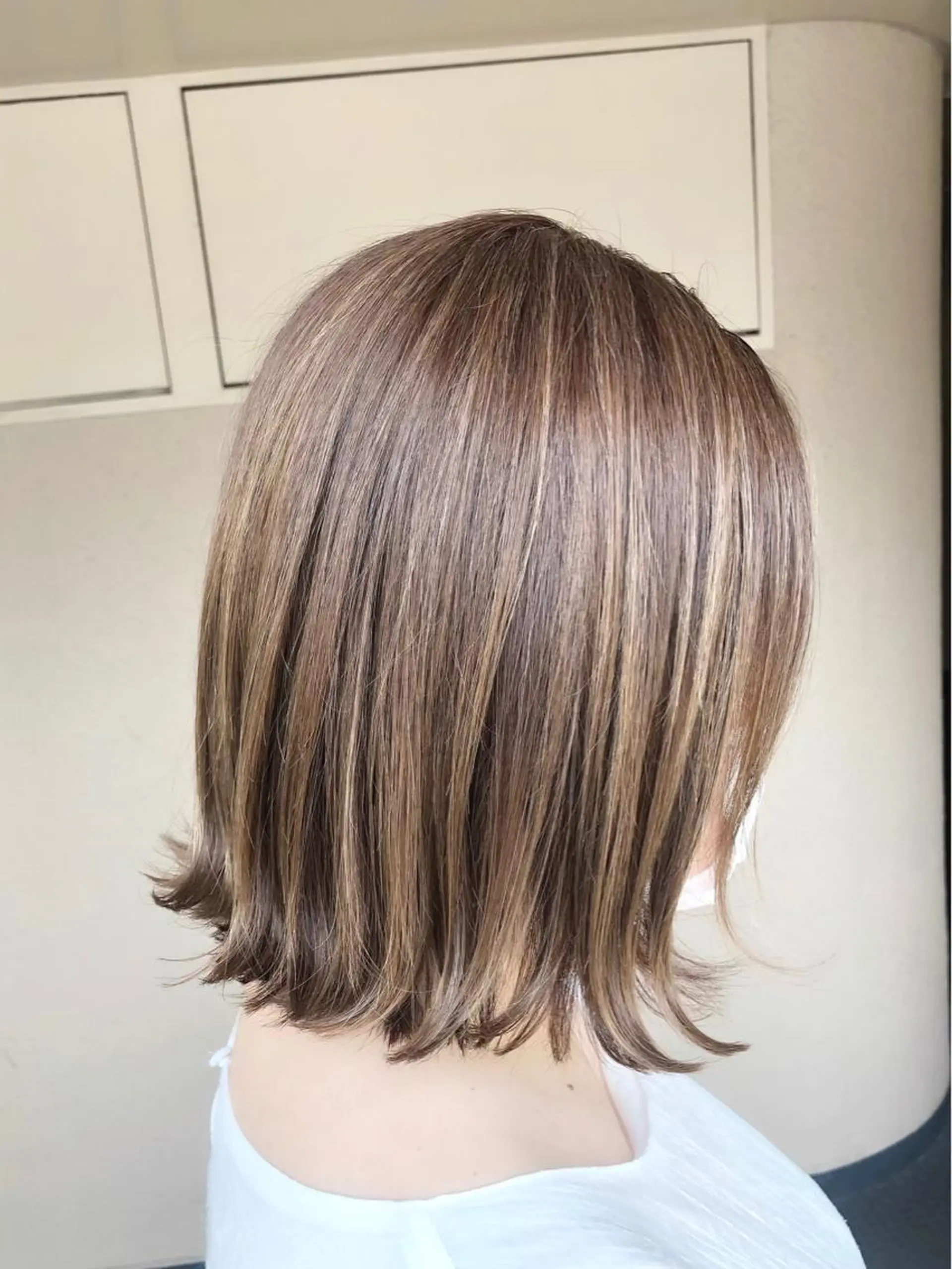 カラー 努島 樹のヘアスタイル