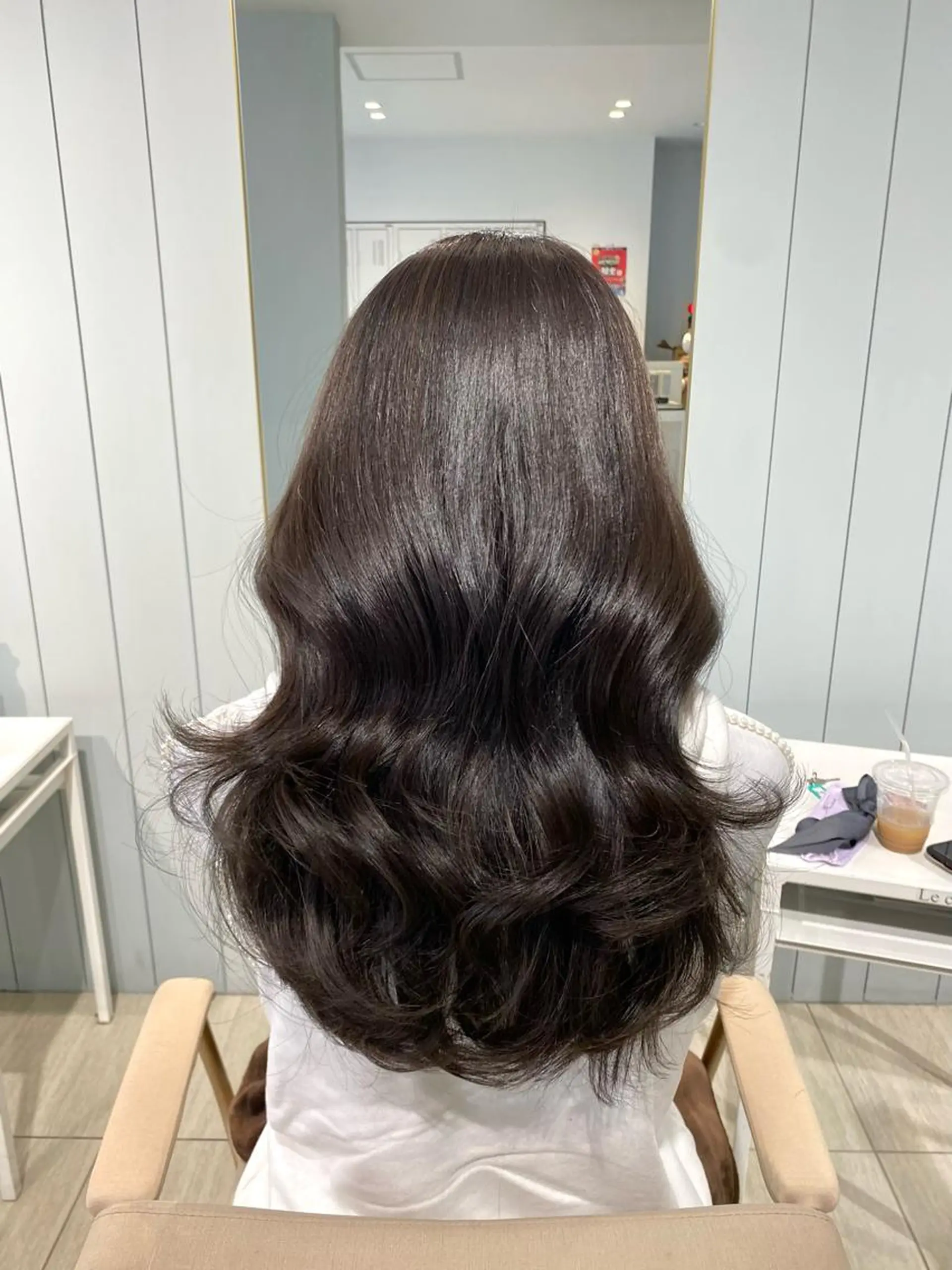 ロング カラー ロング 韓国風レイヤーカット 💎髪質改善"yuiのヘアスタイル