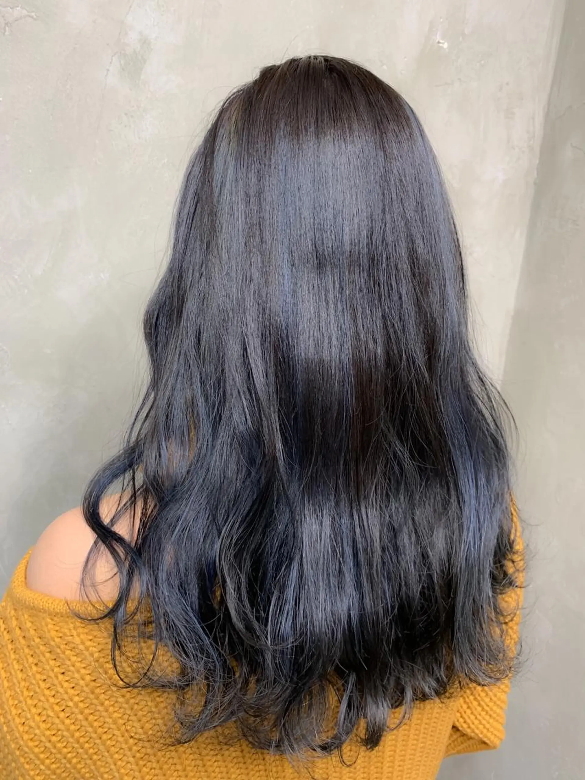 ロング カラー ブルーカラー ハイライトカラー ハイライト 🌈髪質改善💕 縮毛矯正✨青木まで✨のヘアスタイル