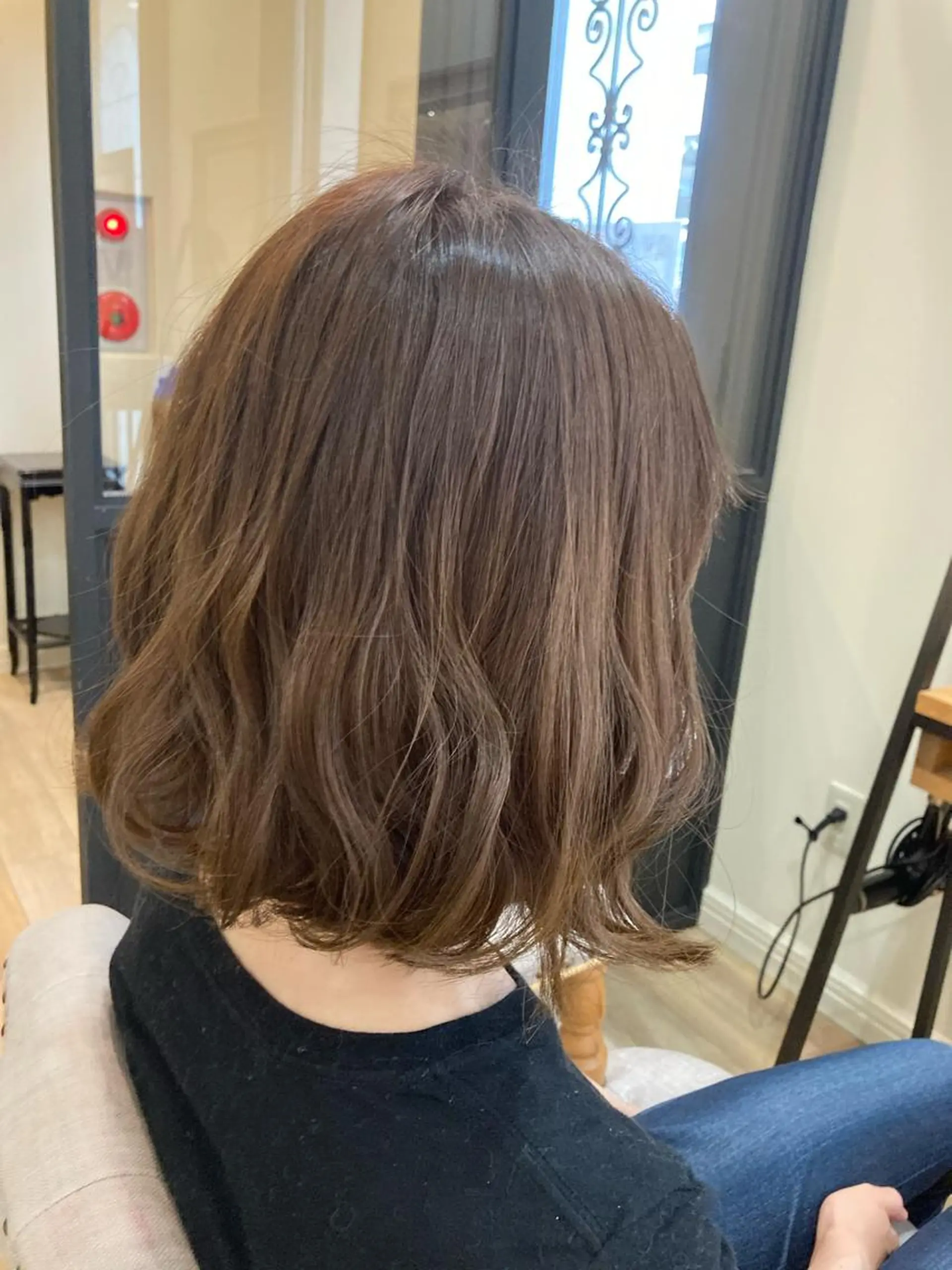 ミディアム カラー ベージュカラー カット ヘアカラー トリートメント 💎髪質改善💎 西森千夏のヘアスタイル