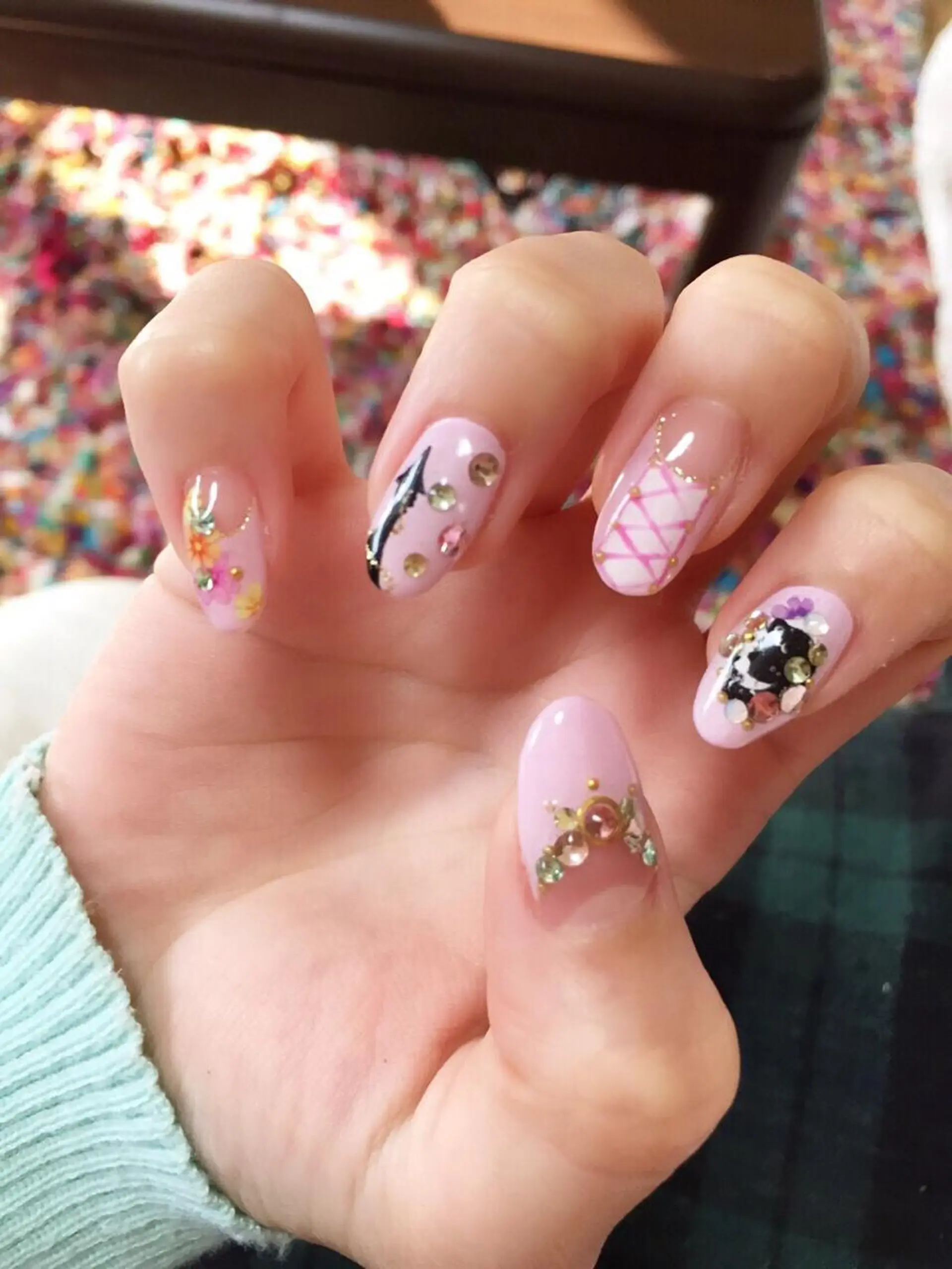 ネイル ツメトマツゲ .のネイルデザイン