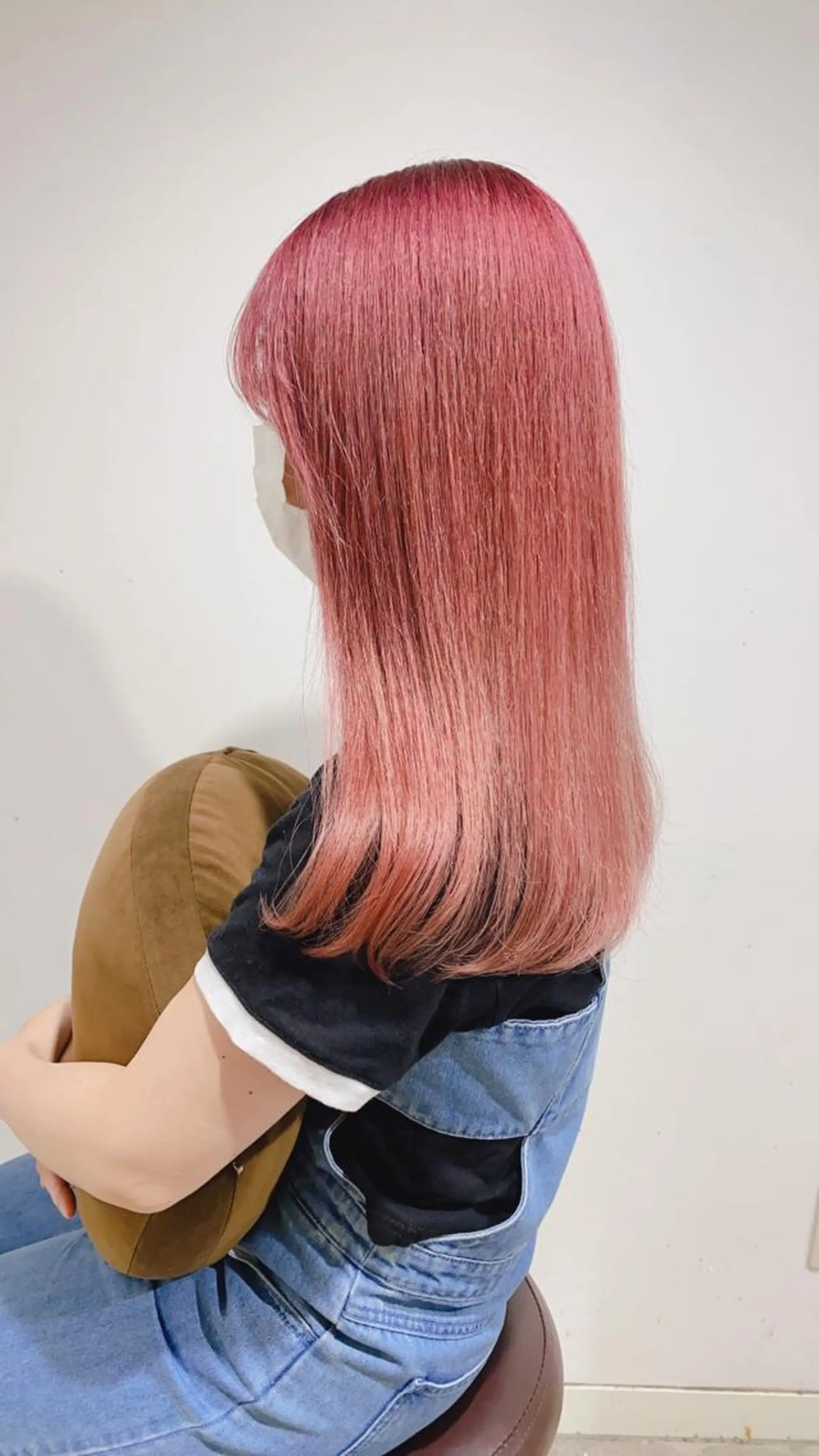 セミロング ショートボブ アッシュ ボブ 外国人風カラー ハイライト メンズツイスパ ショートフクヤマシンのヘアスタイル