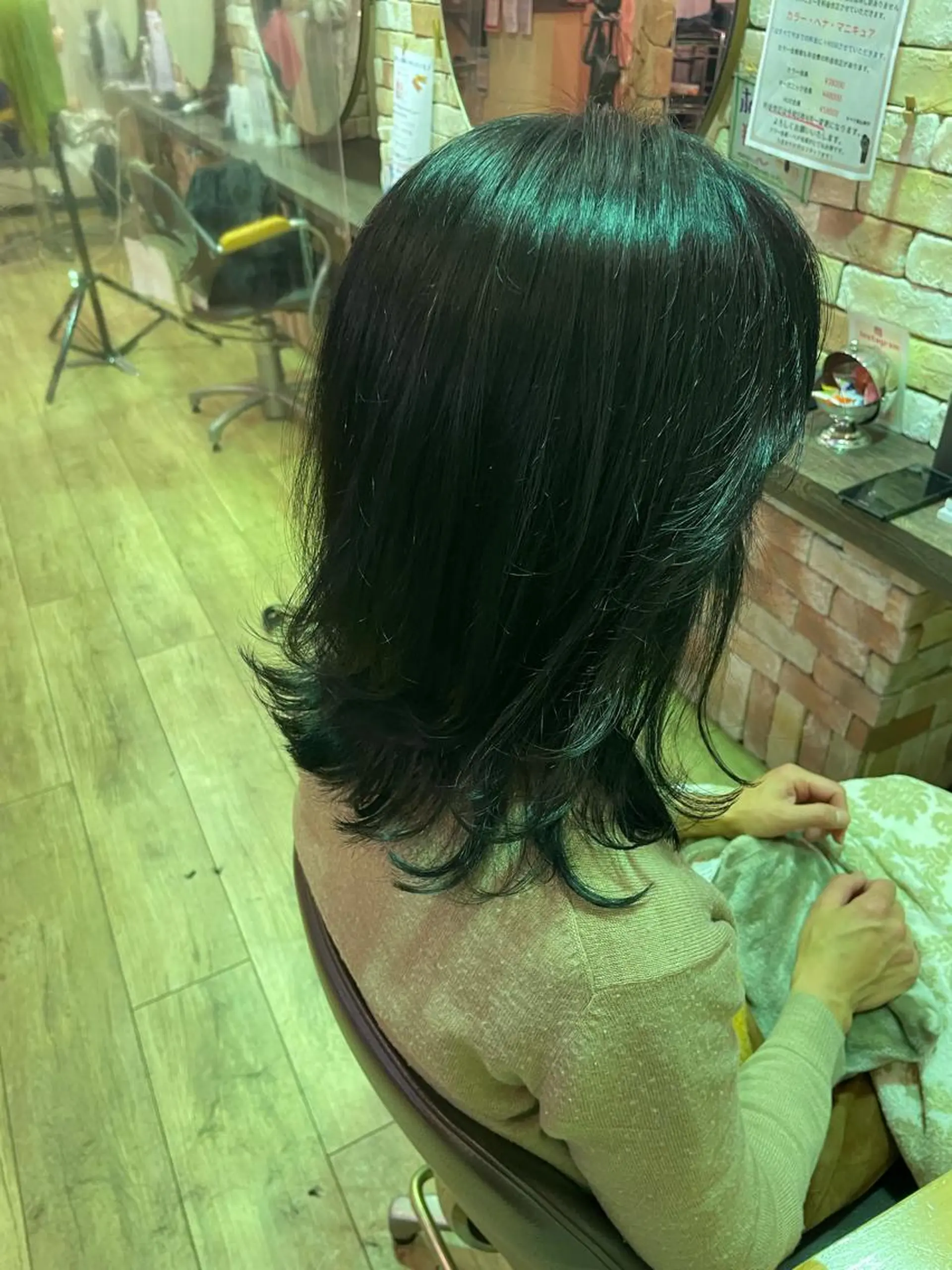 ミディアム hair make echo滿木あい花のヘアスタイル
