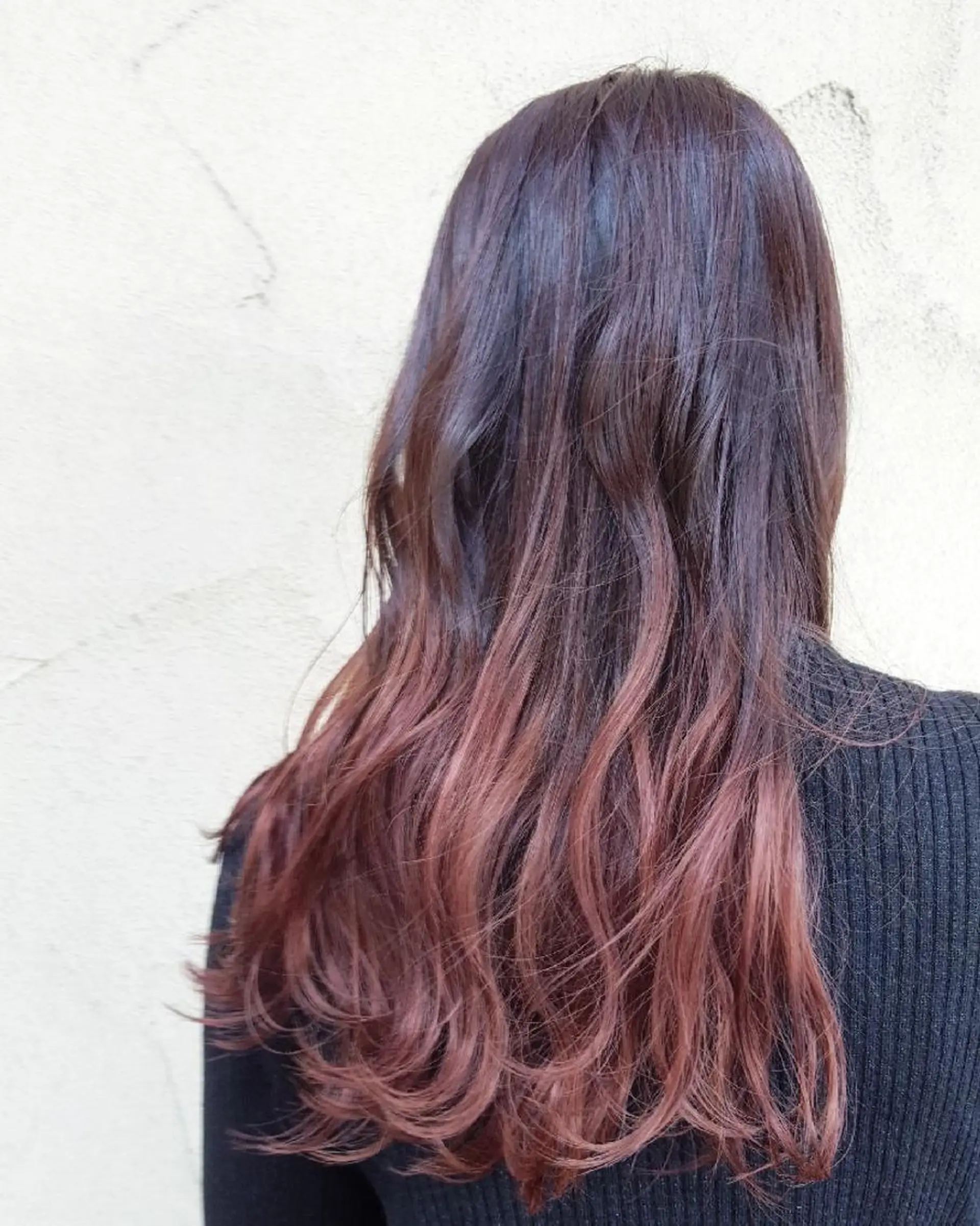 ロング カラー しらはま ようこのヘアスタイル