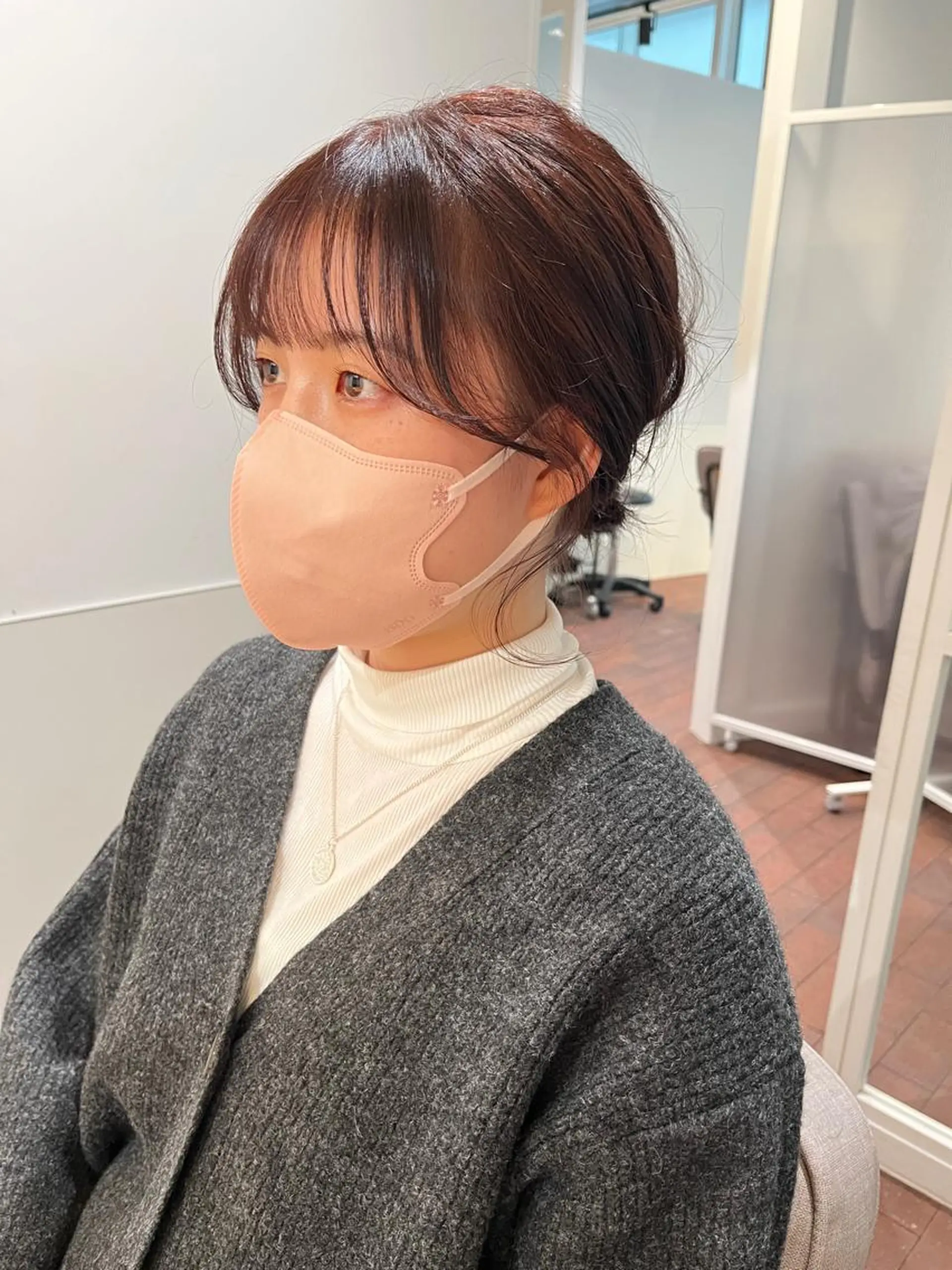 ショート カラー ヘアアレンジ カット ヘアカラー トリートメント 片岡 由依のヘアスタイル
