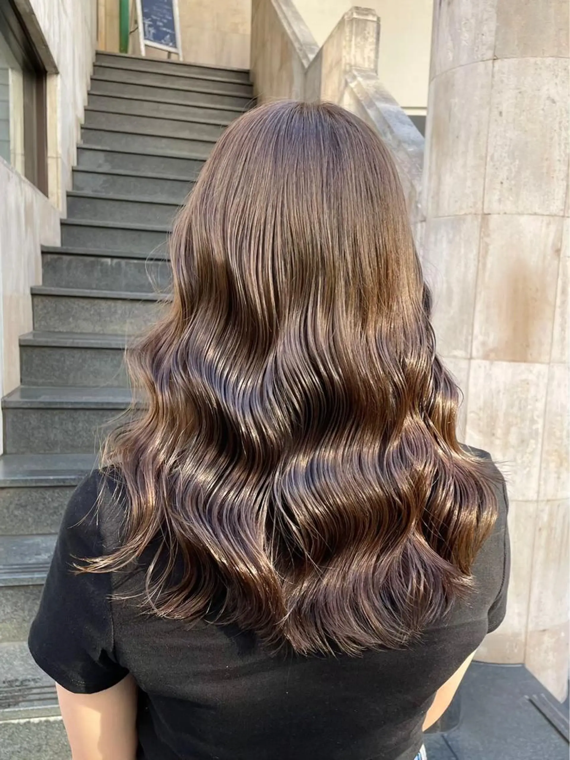 セミロング 韓国系レイヤー特化 hiroのヘアスタイル