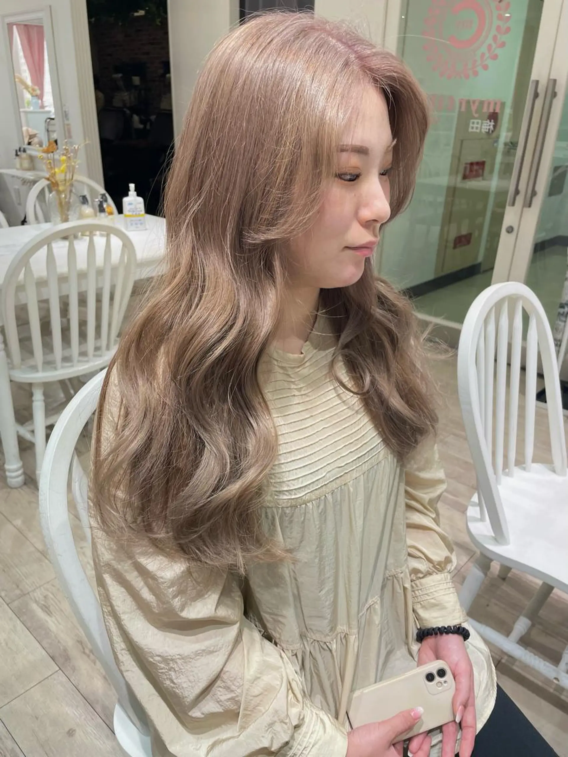 ロング カラー カット ヘアカラー トリートメント miyu /大阪美容室のヘアスタイル