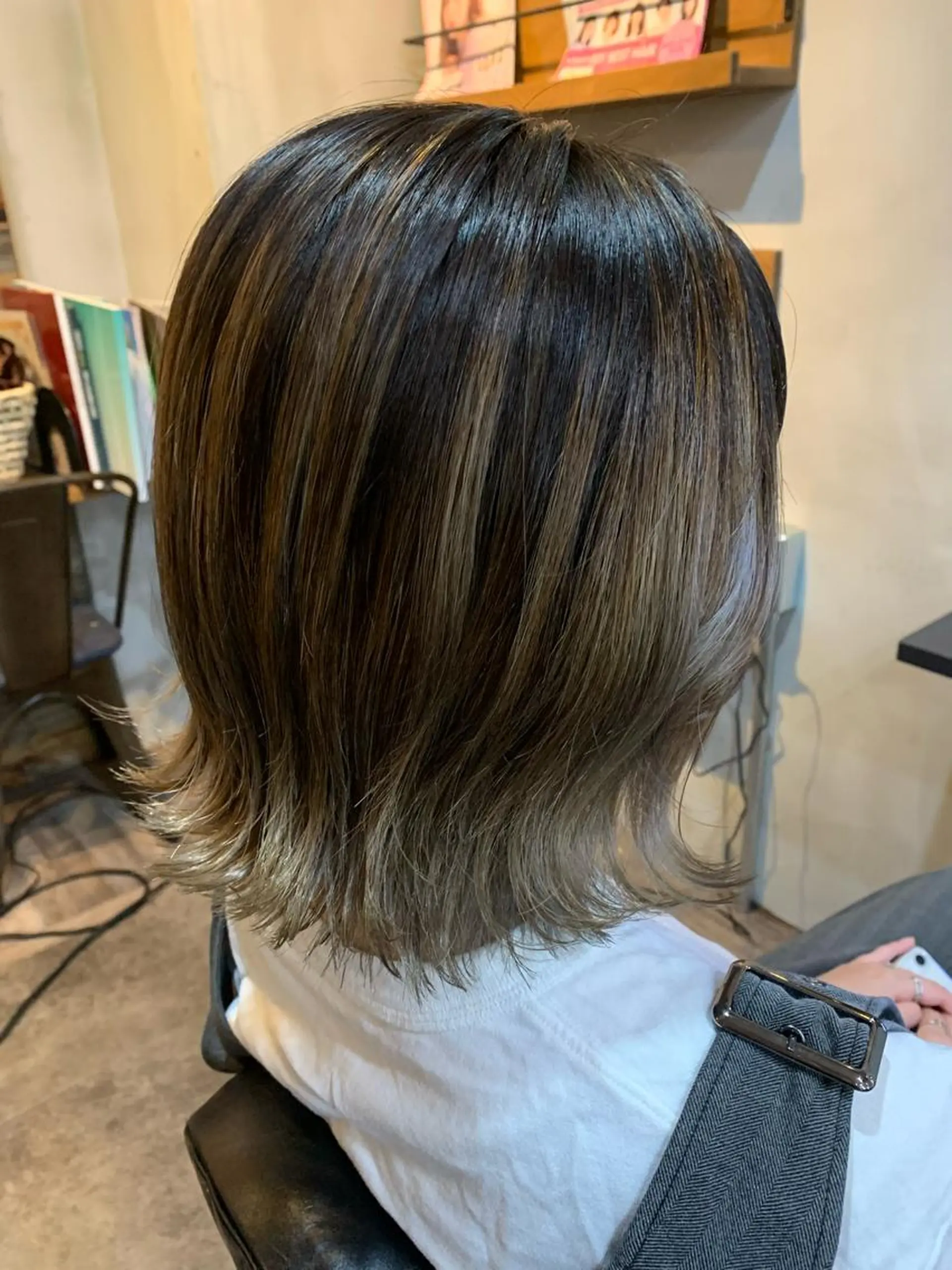 ロング レイヤーカット ヘアカラー トリートメント 山本 みきのヘアスタイル