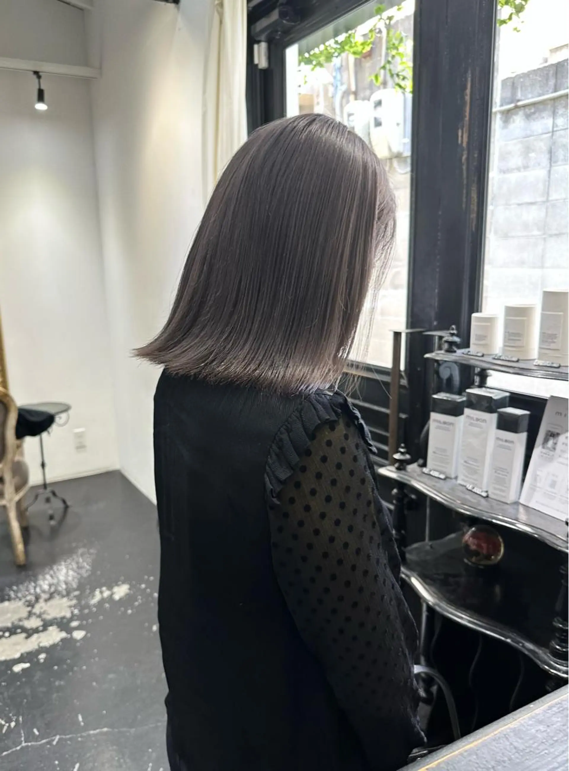 ミディアム カラー ブリーチ/ベージュ /natsumiのヘアスタイル