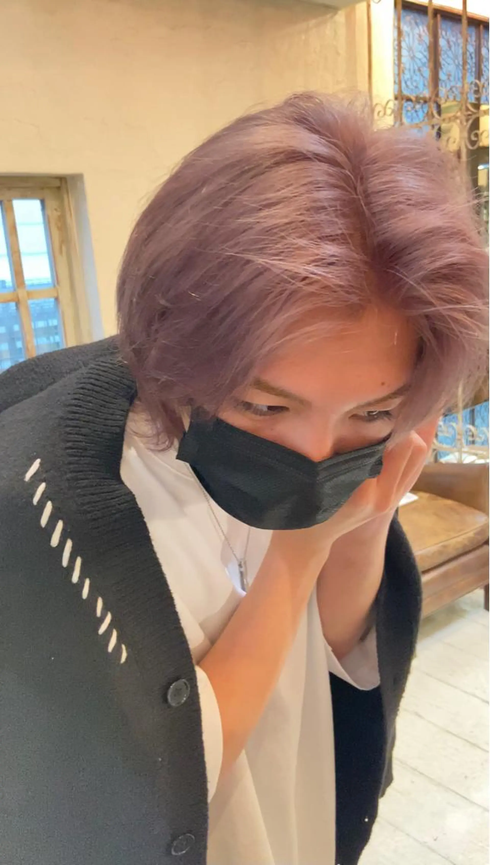 カラー ベージュカラー ミルクティーベージュ ダメージレス美容師 🌱水島侑理のヘアスタイル