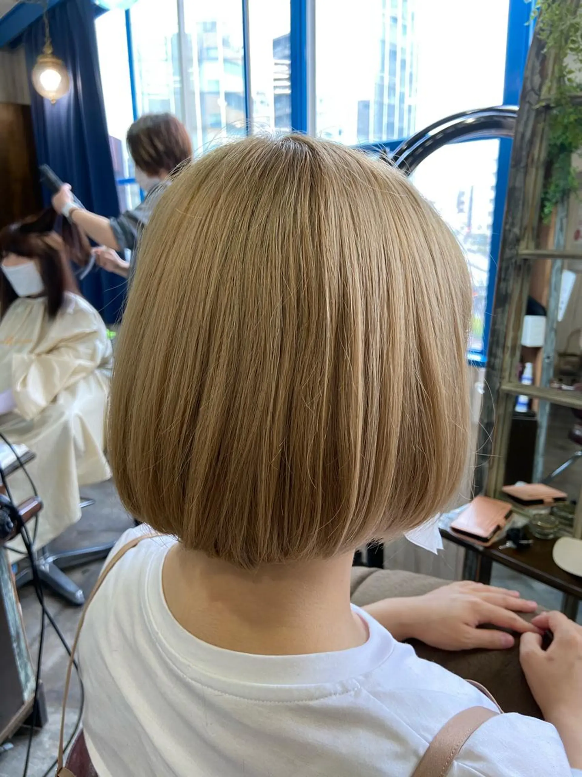 ショート カット カットパーマ✂️ 小坂田玲亜のヘアスタイル