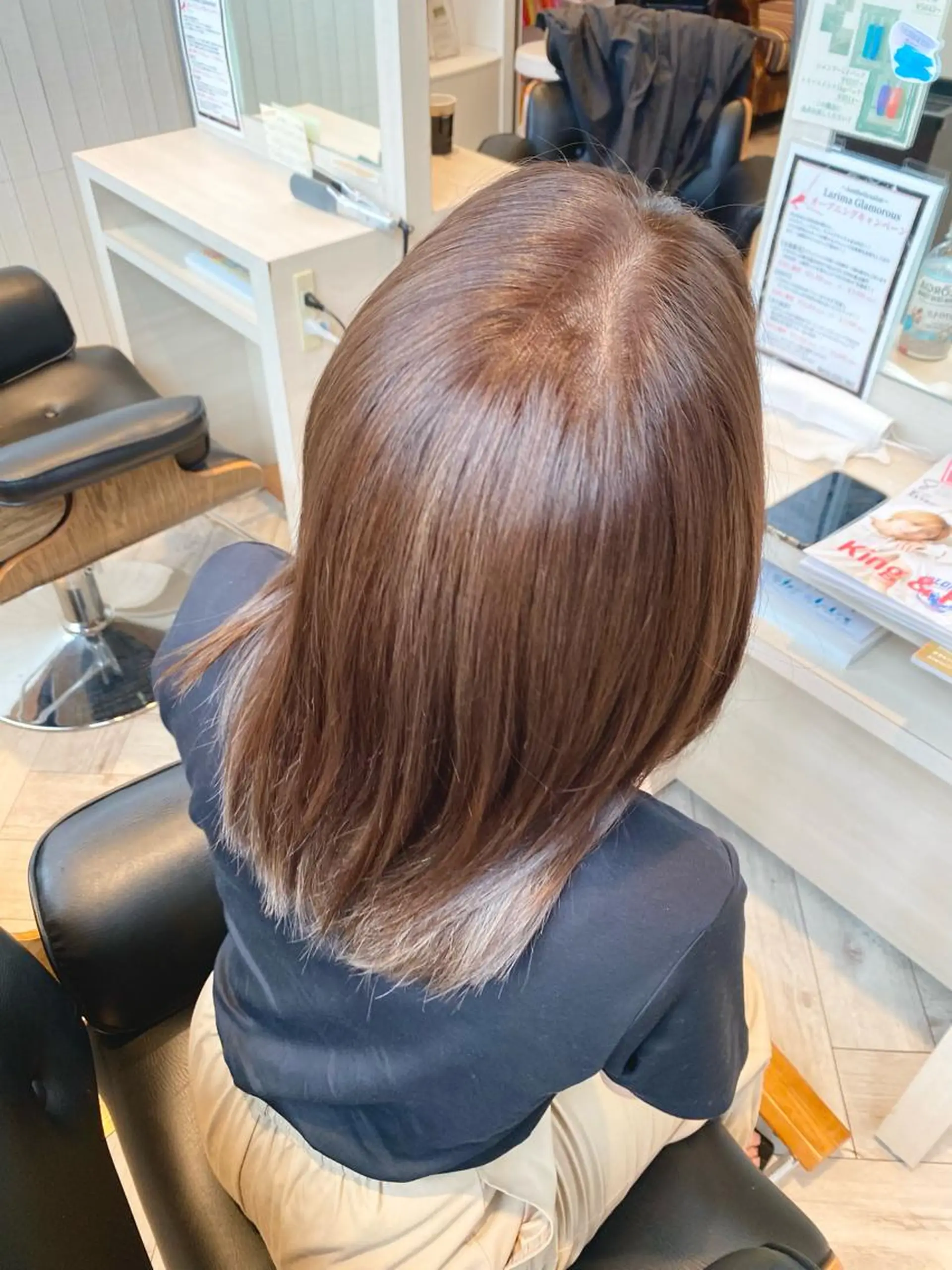 セミロング カラー ベージュカラー カラースペシャリスト しょう🧑🏼‍🎨のヘアスタイル